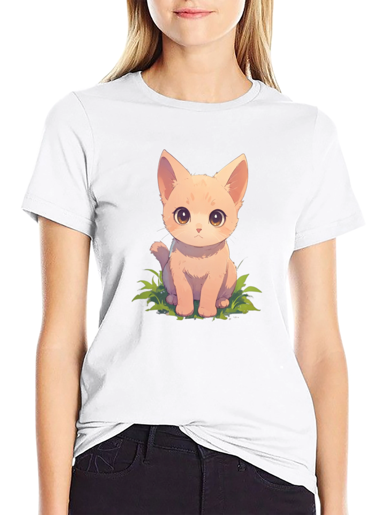 Cute Kitten Graphic T-Shirt