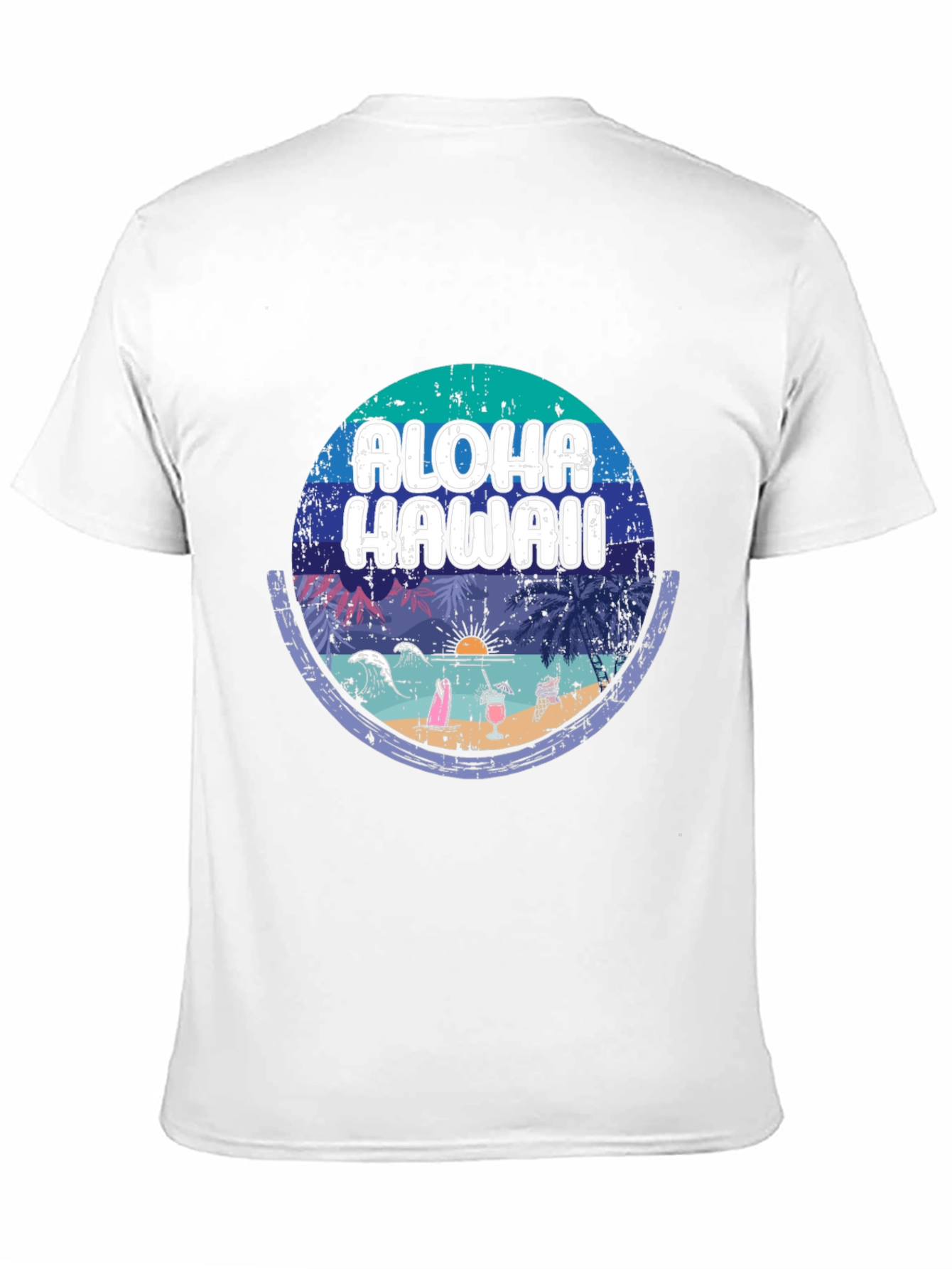Aloha Hawaii Graphic Tee - Vacation Vibes