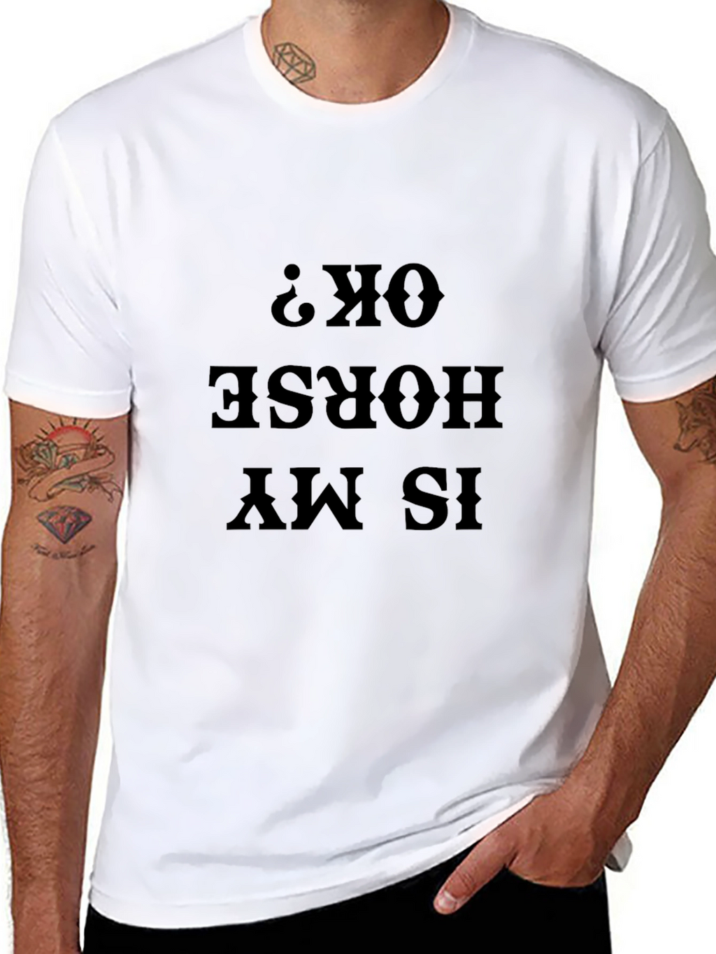 Is My Horse OK? Funny Graphic Tee