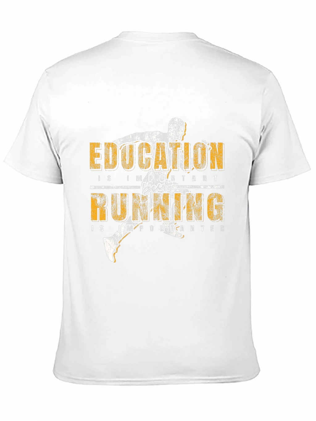 Education Running T-Shirt: Important & Importanter