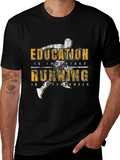 Education Running T-Shirt: Important & Importanter