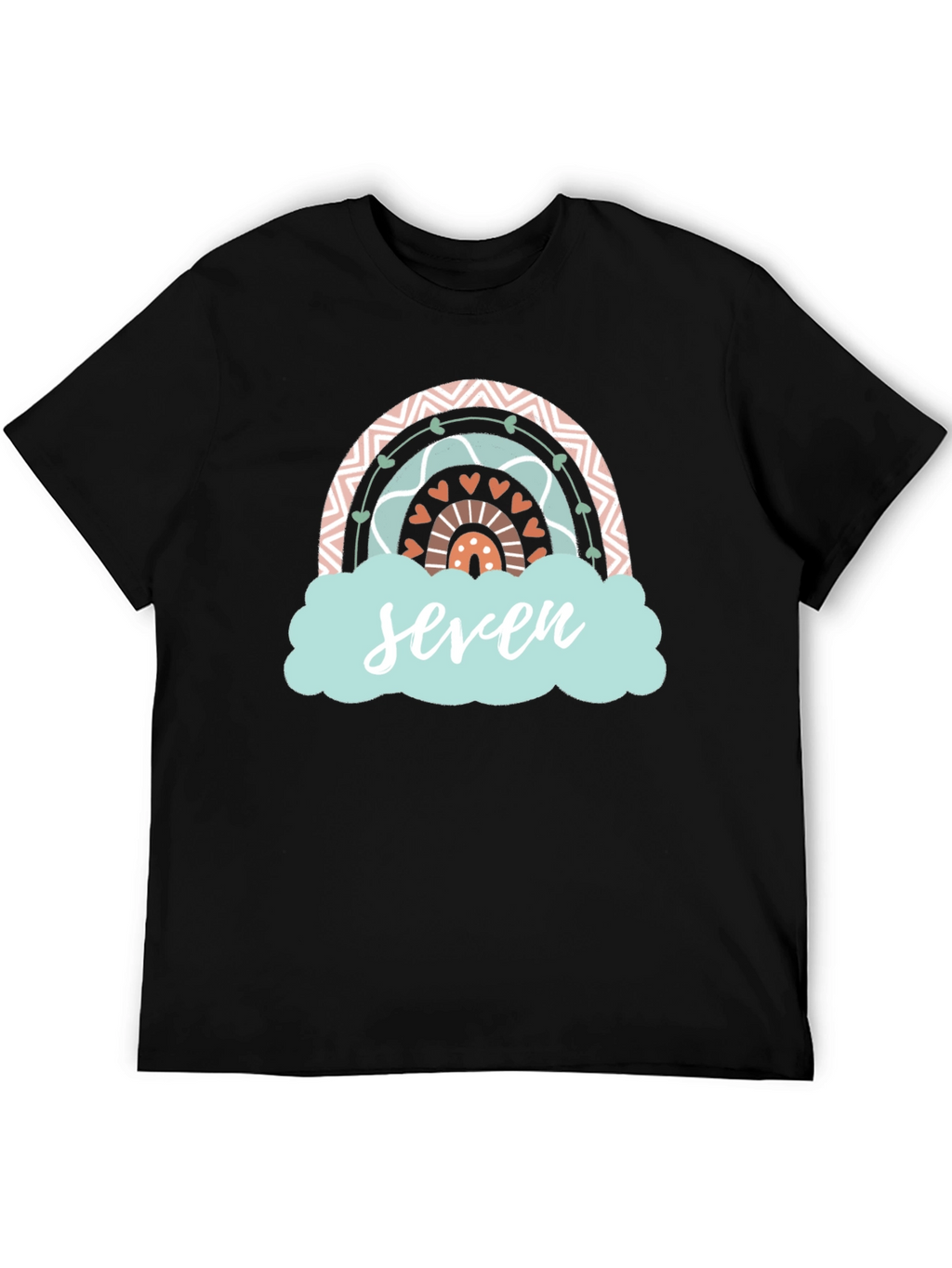 Seven Rainbow Birthday T-Shirt