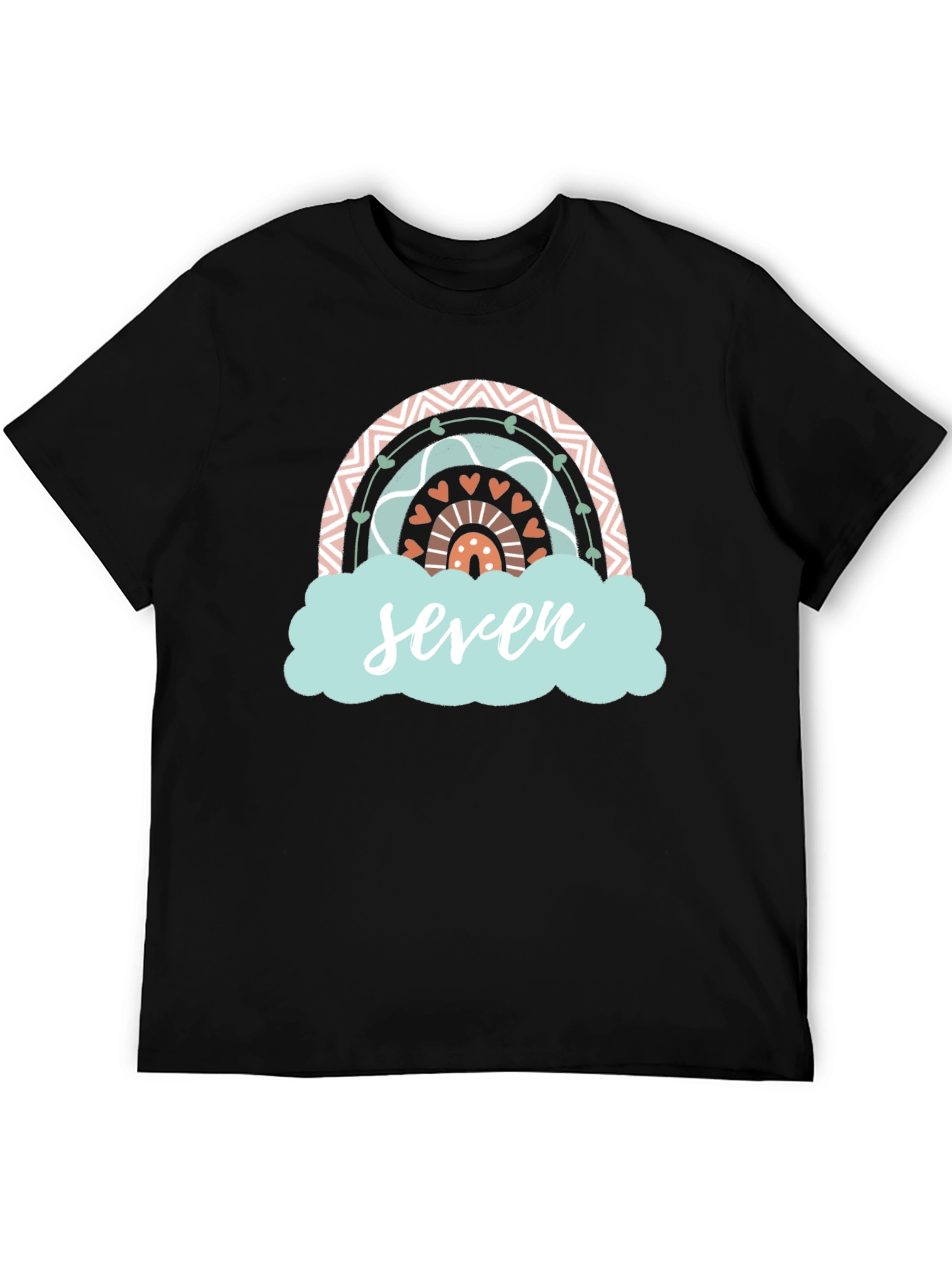 Seven Rainbow Birthday T-Shirt