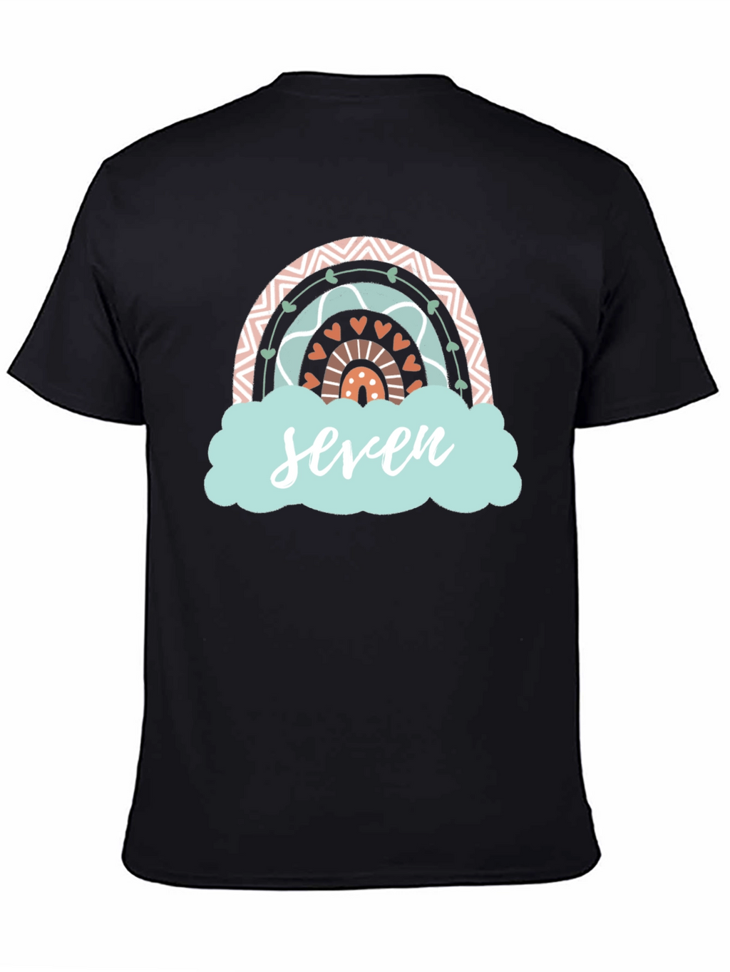 Seven Rainbow Birthday T-Shirt