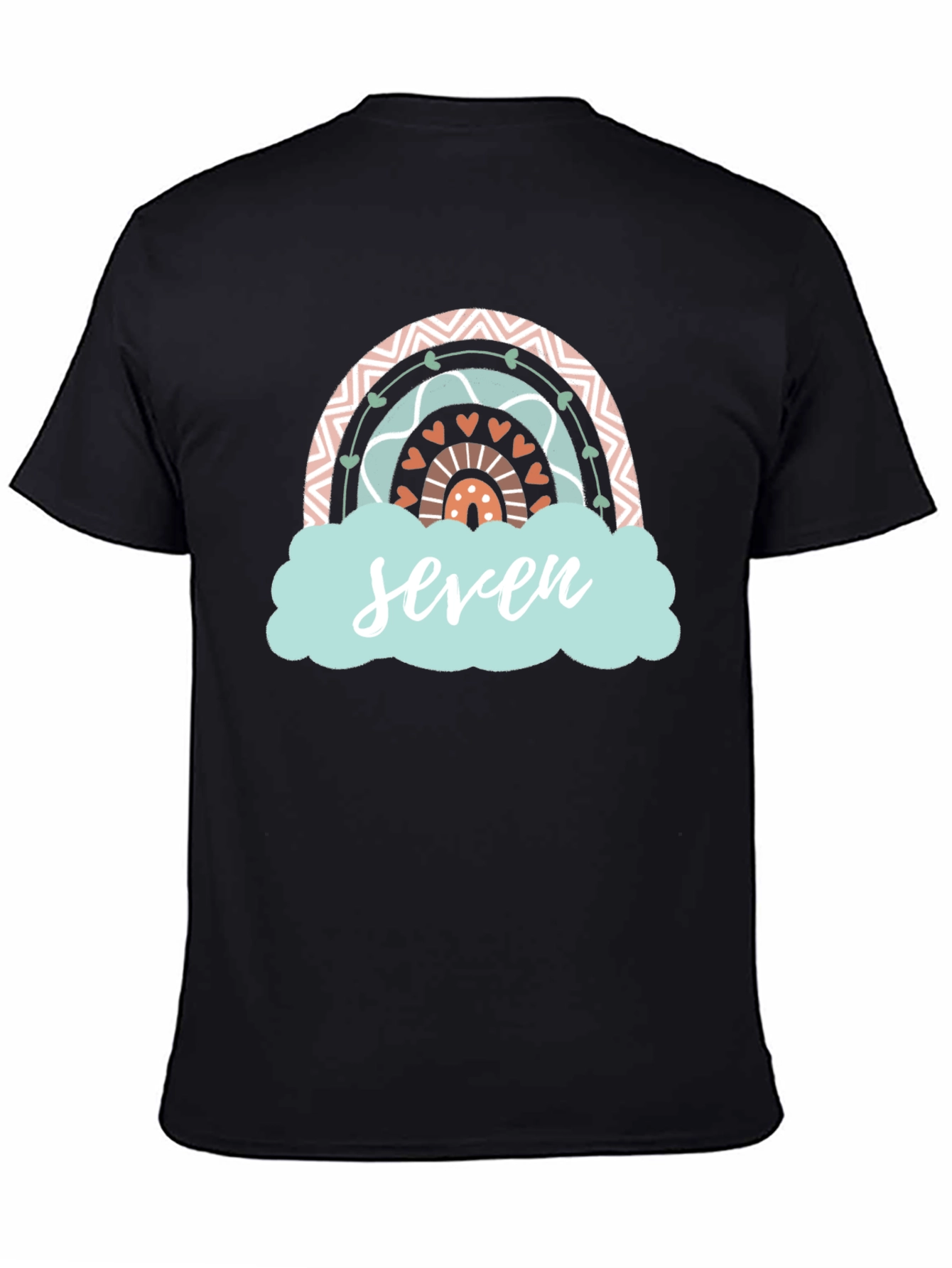 Seven Rainbow Birthday T-Shirt