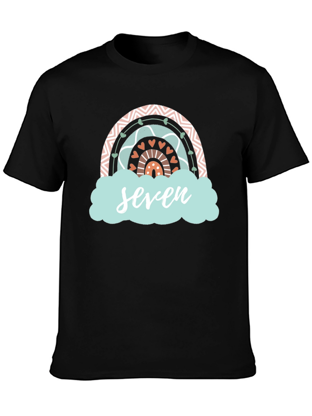 Seven Rainbow Birthday T-Shirt
