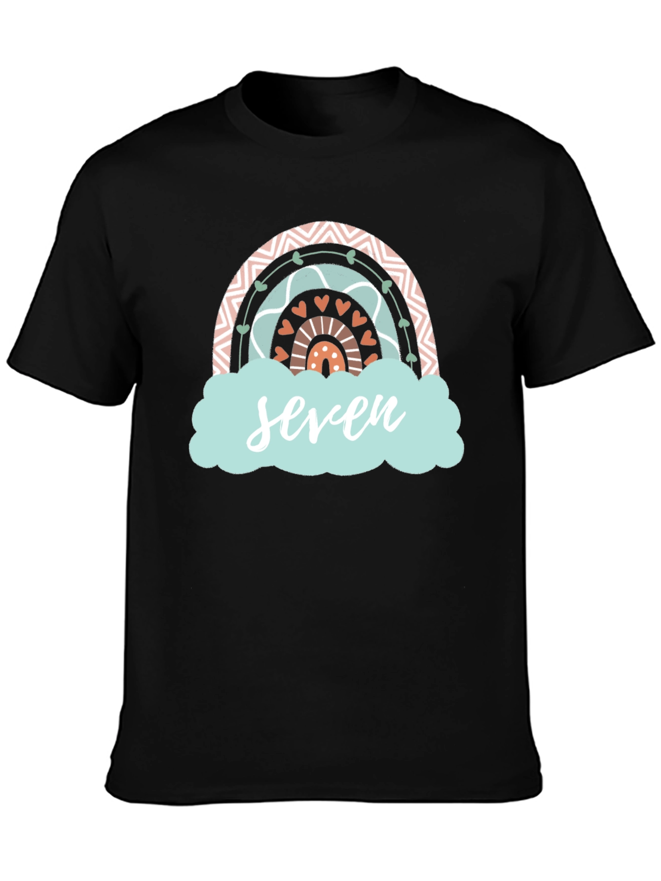 Seven Rainbow Birthday T-Shirt