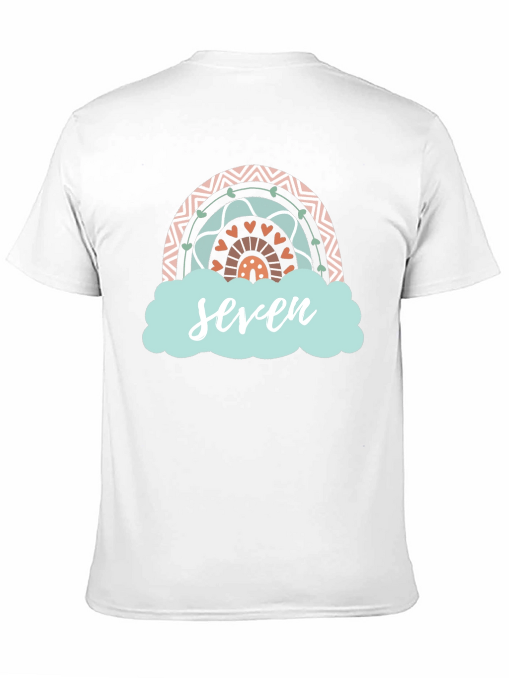 Seven Rainbow Birthday T-Shirt