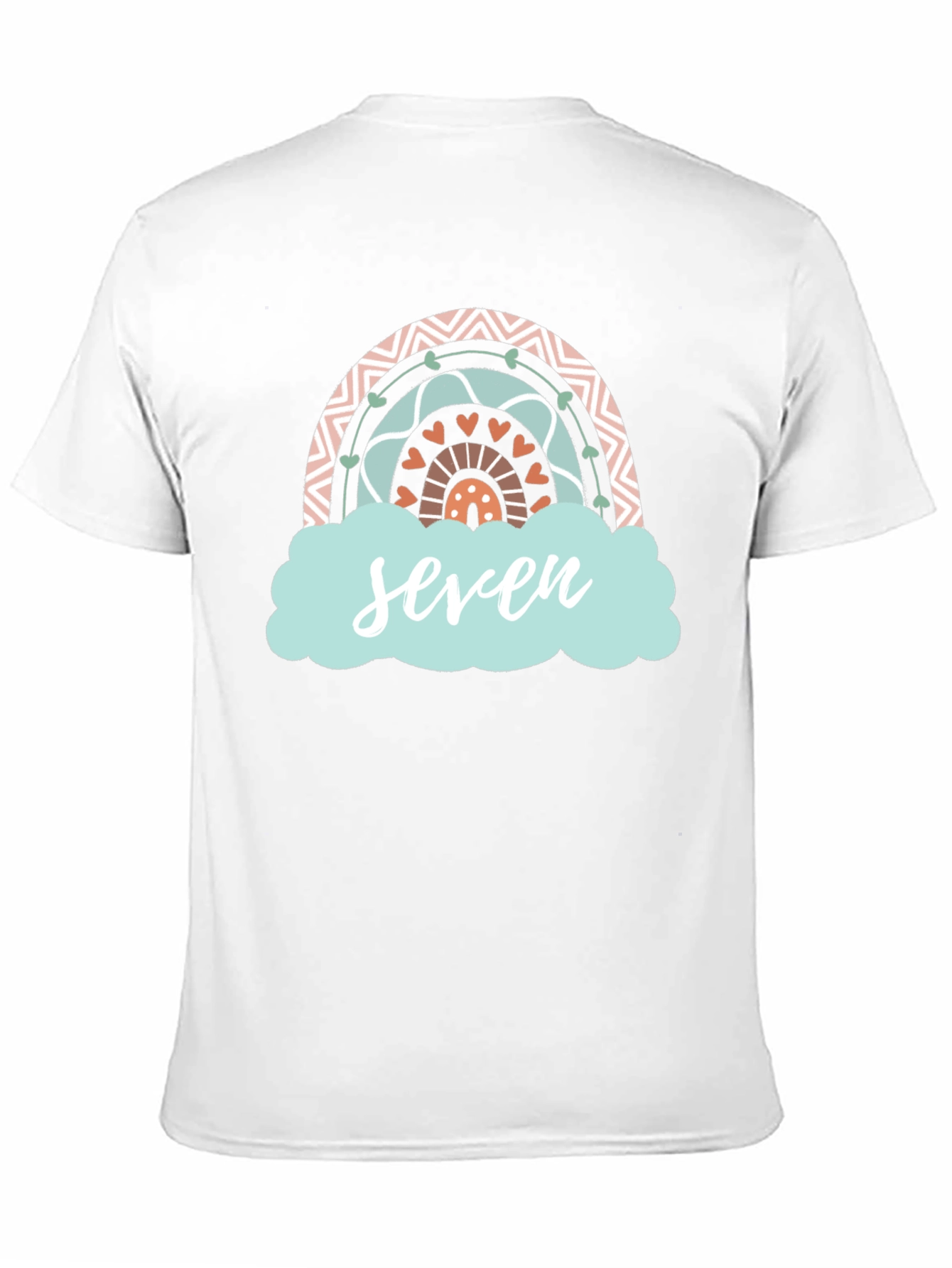 Seven Rainbow Birthday T-Shirt