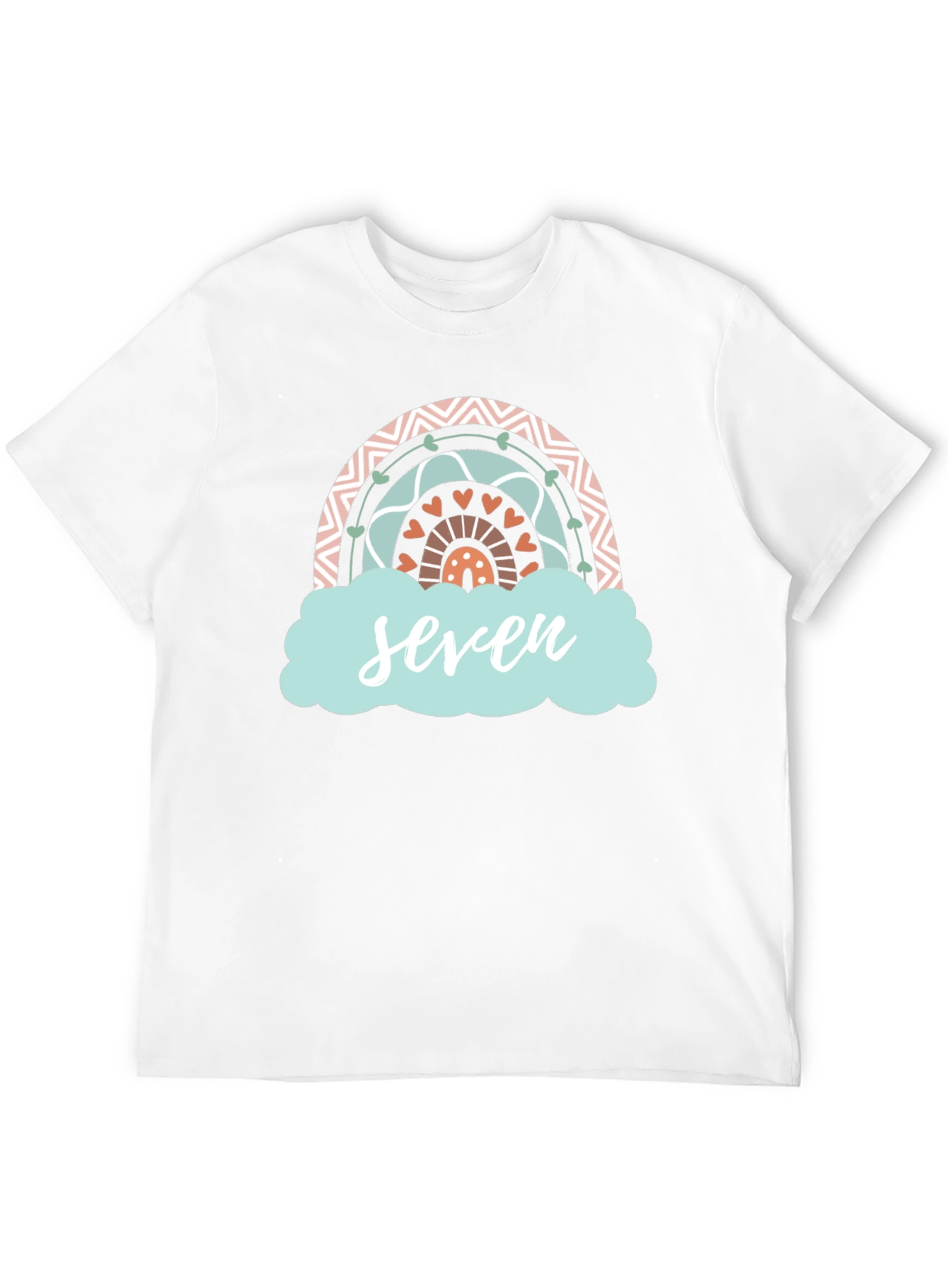 Seven Rainbow Birthday T-Shirt