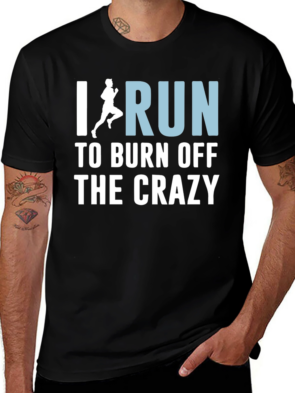 I Run to Burn Off the Crazy T-Shirt