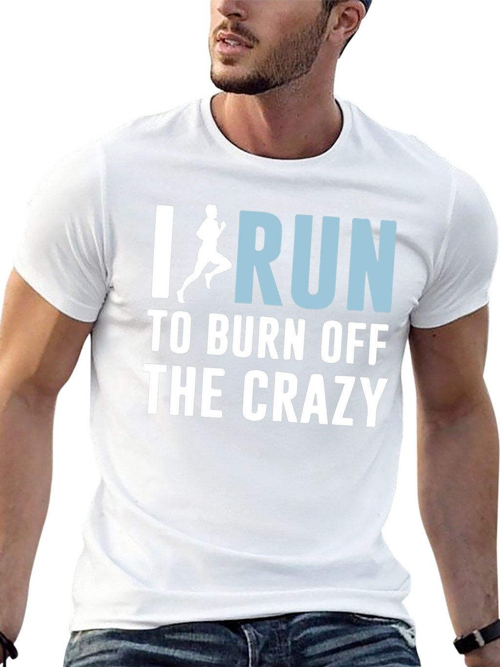 I Run to Burn Off the Crazy T-Shirt