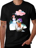 Warm & Cozy Winter Cat T-Shirt