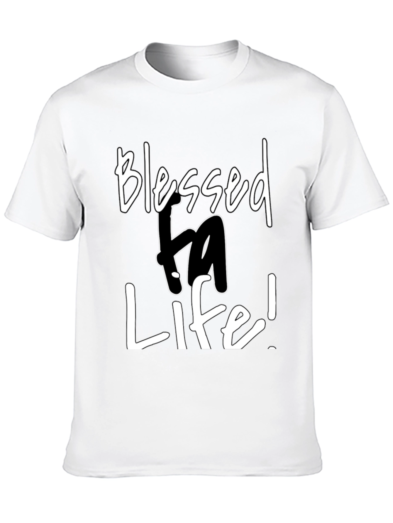 Blessed Life Graphic Tee - Mens Black T-Shirt