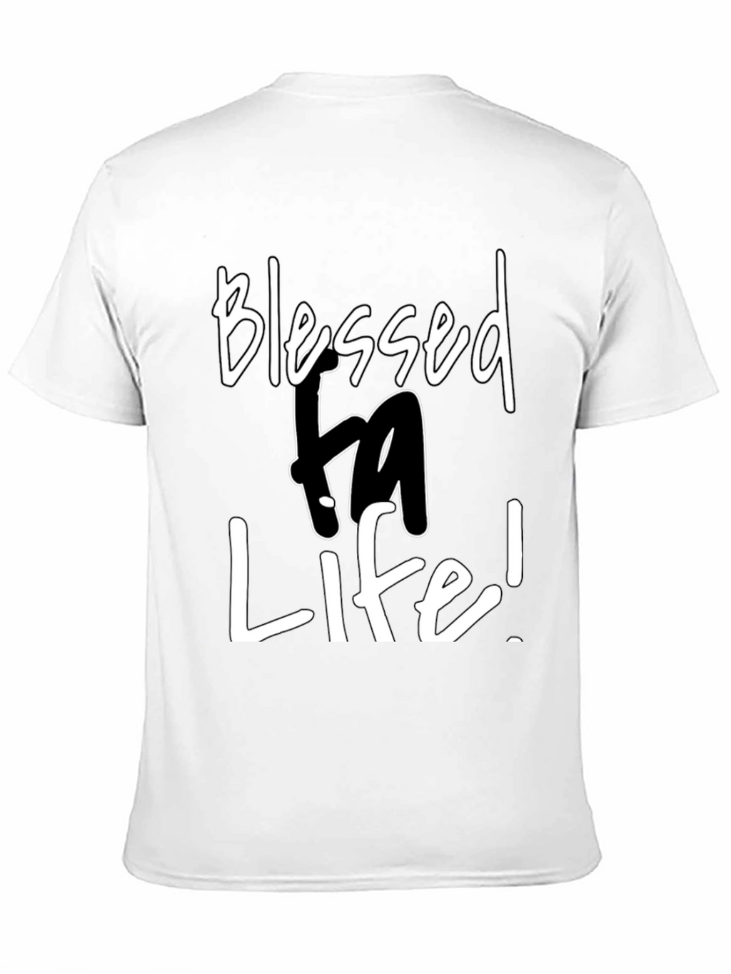 Blessed Life Graphic Tee - Mens Black T-Shirt
