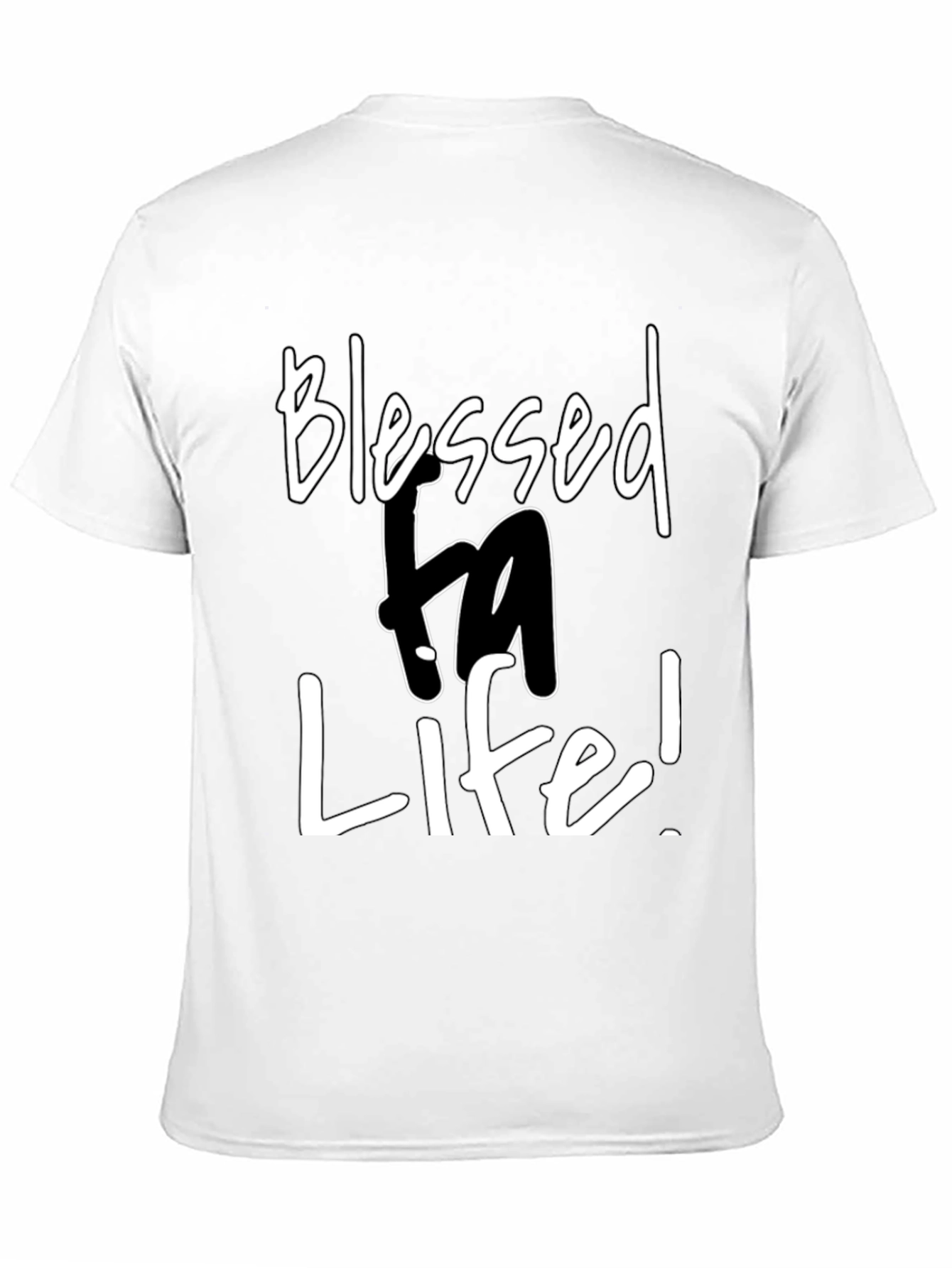Blessed Life Graphic Tee - Mens Black T-Shirt