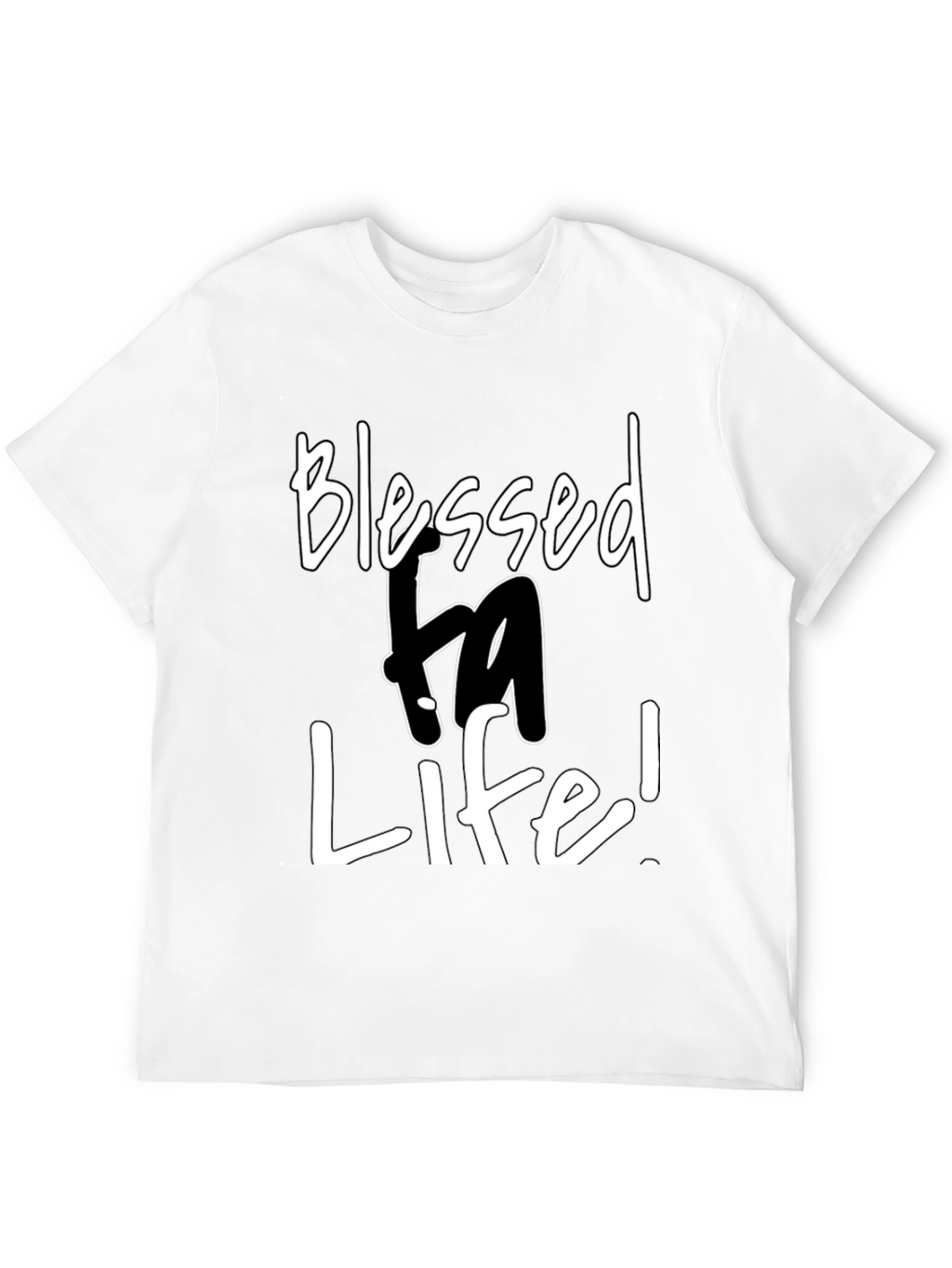 Blessed Life Graphic Tee - Mens Black T-Shirt