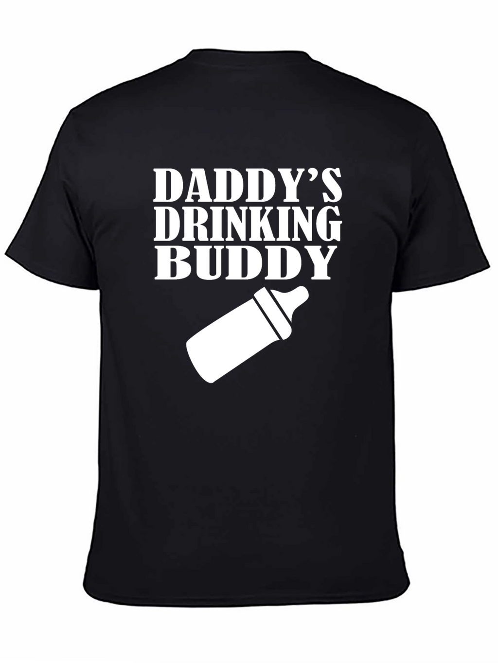 Daddys Drinking Buddy Black T-Shirt