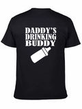 Daddys Drinking Buddy Black T-Shirt