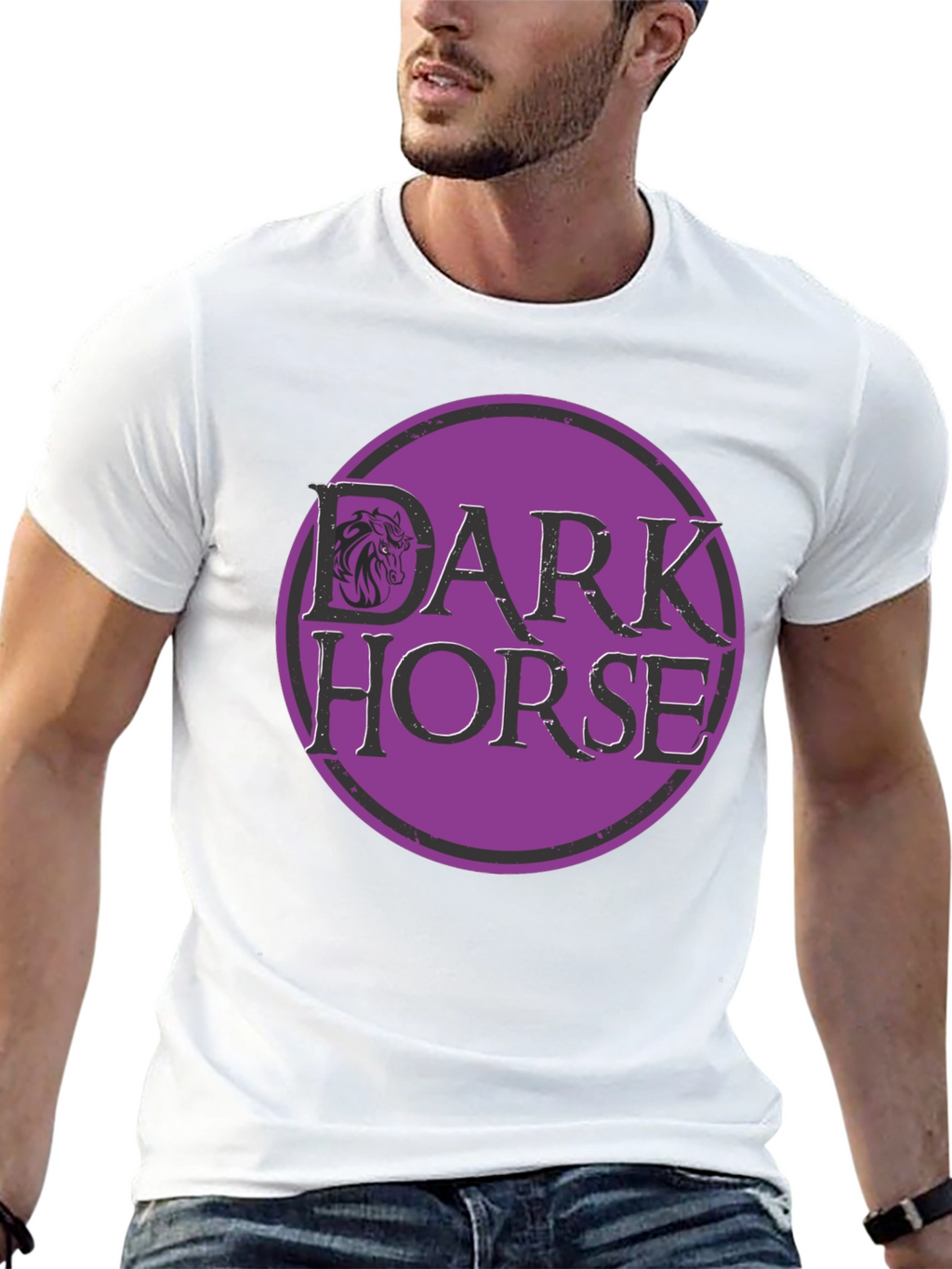 Dark Horse Graphic Tee - Mens Black T-Shirt