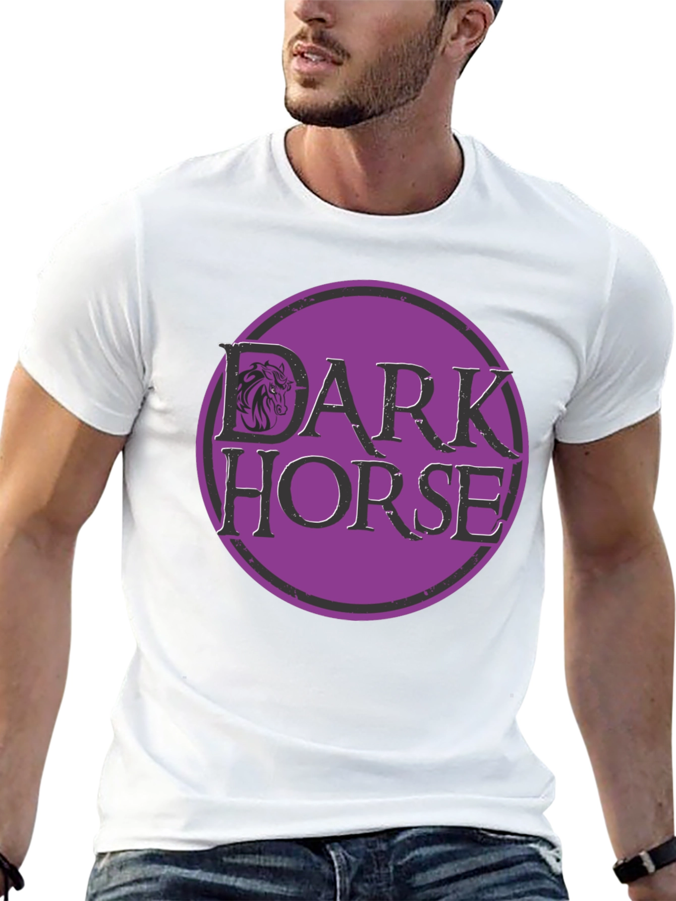 Dark Horse Graphic Tee - Mens Black T-Shirt