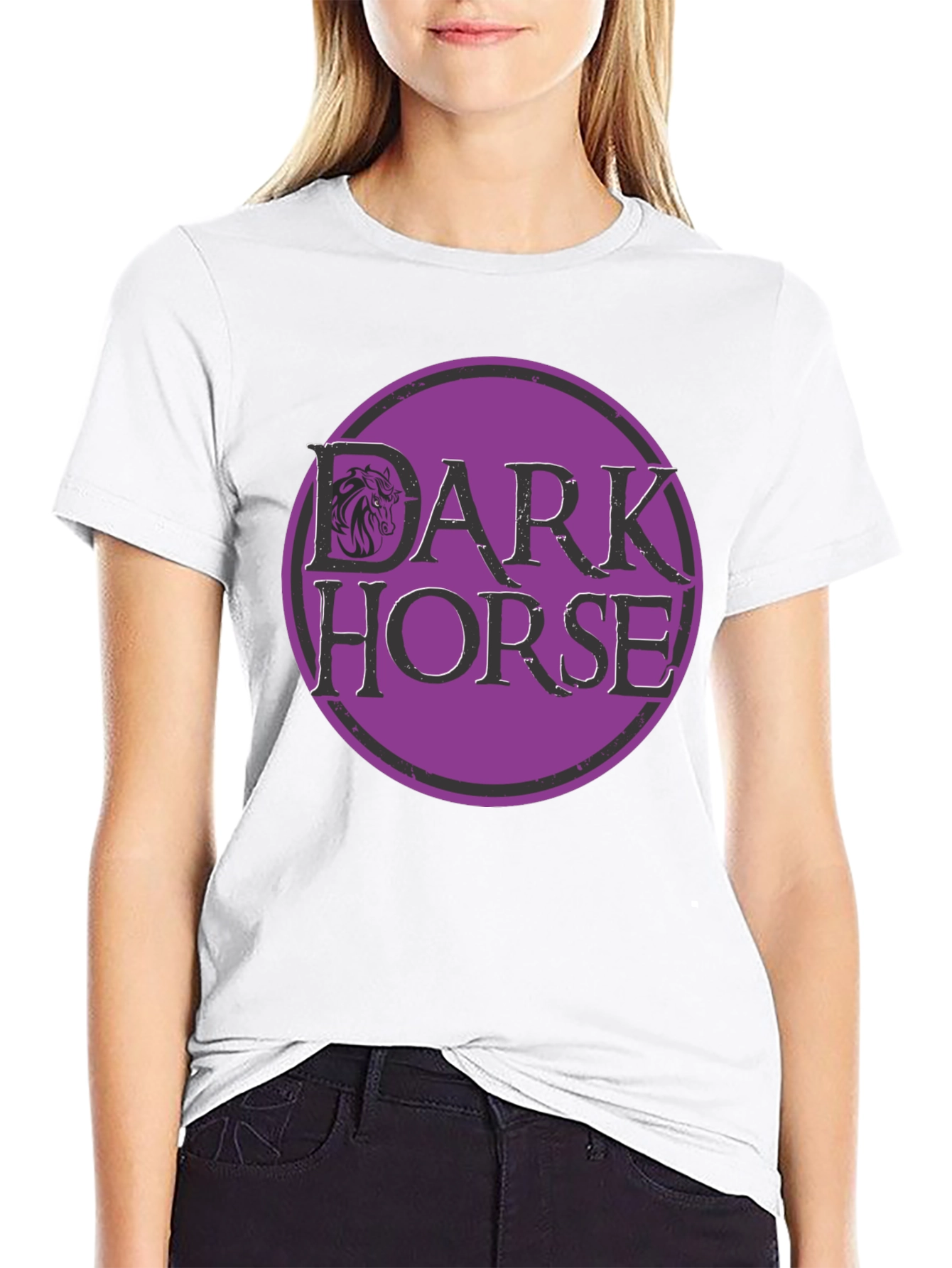Dark Horse Graphic Tee - Mens Black T-Shirt