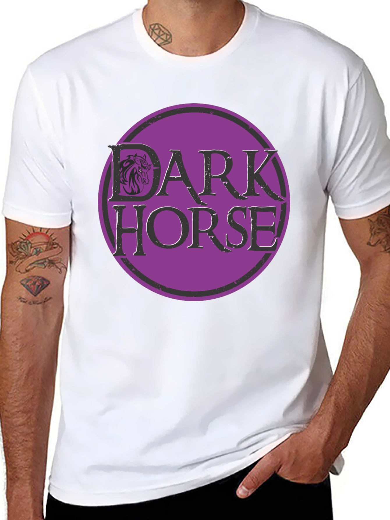 Dark Horse Graphic Tee - Mens Black T-Shirt