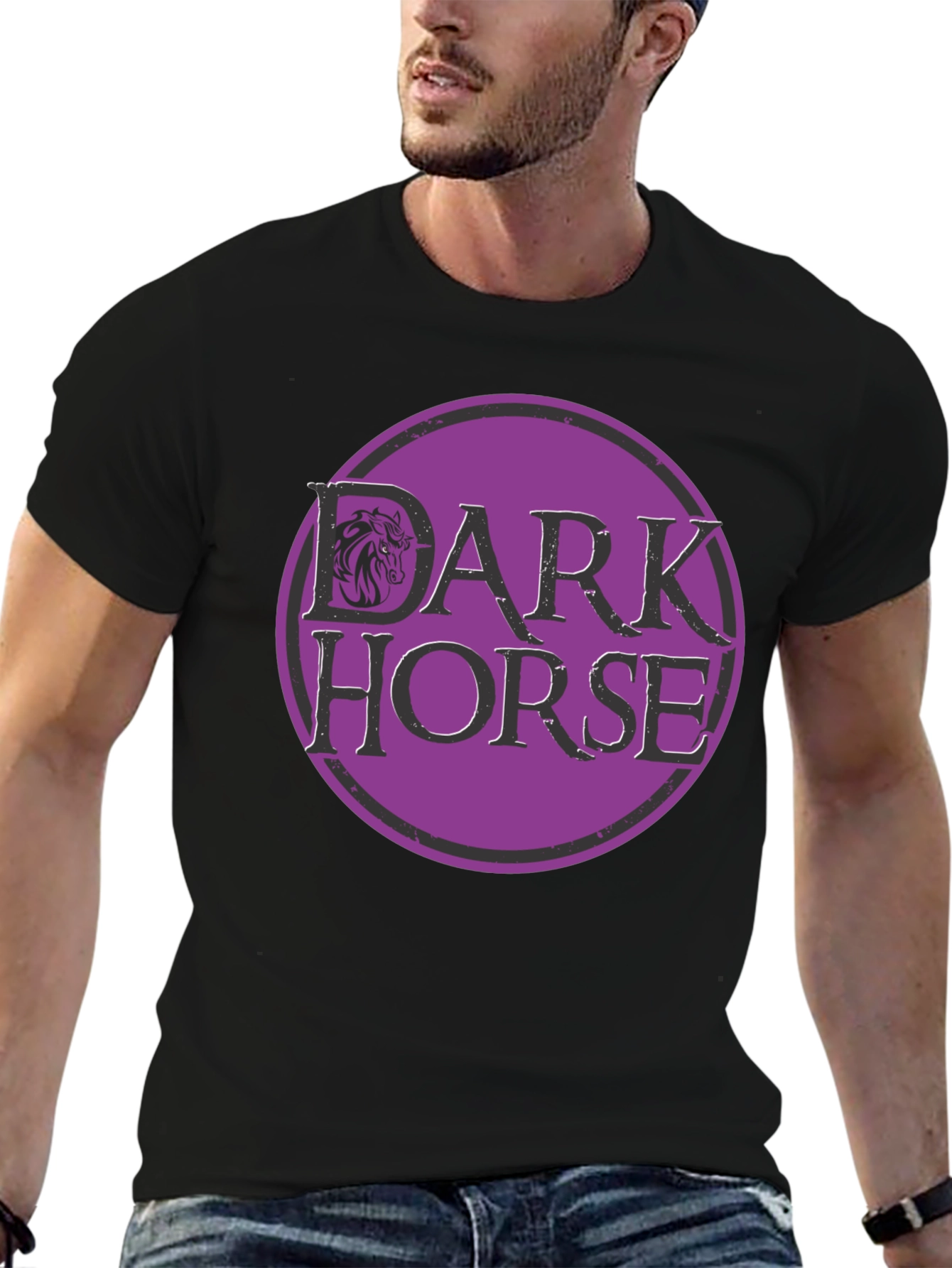 Dark Horse Graphic Tee - Mens Black T-Shirt