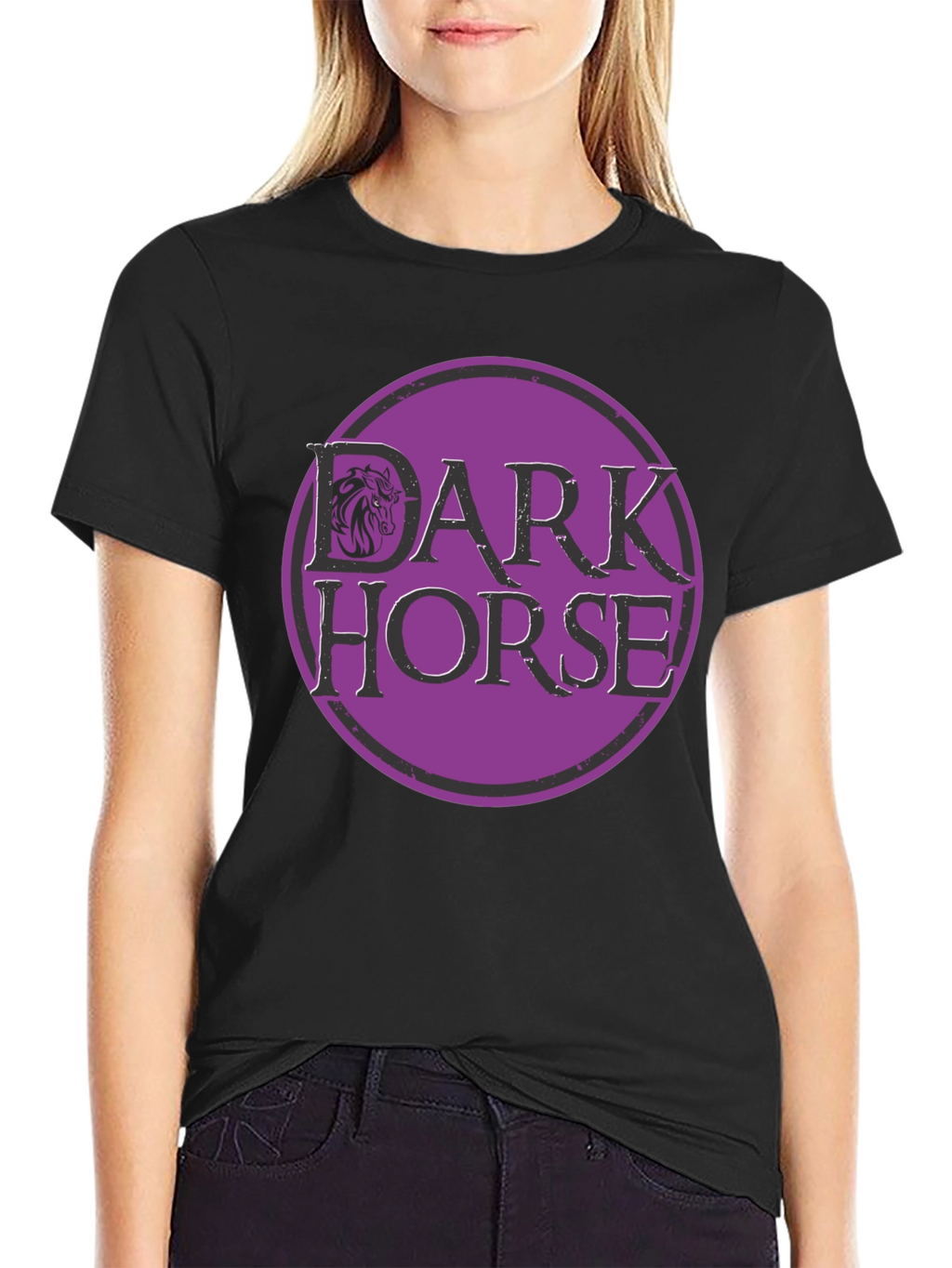 Dark Horse Graphic Tee - Mens Black T-Shirt