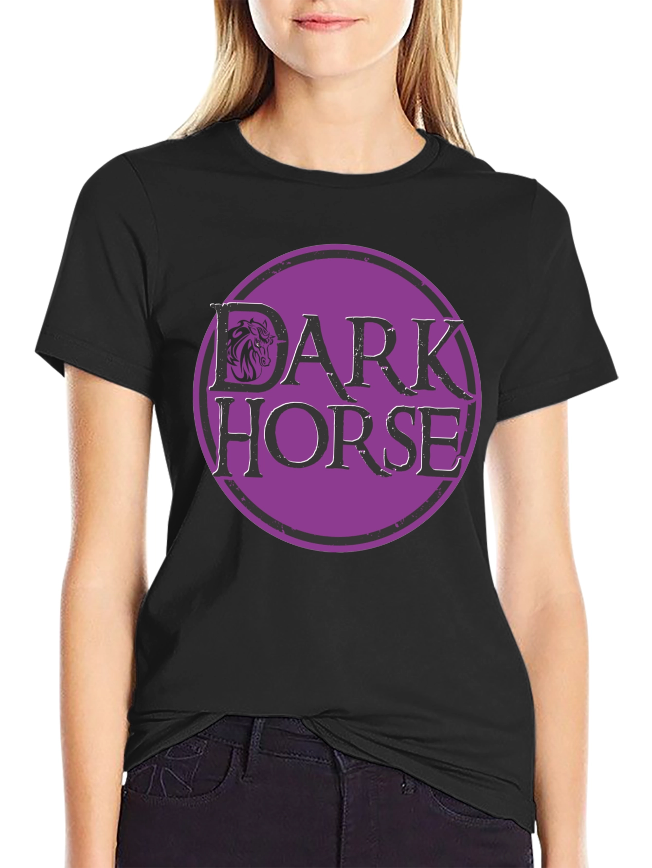 Dark Horse Graphic Tee - Mens Black T-Shirt