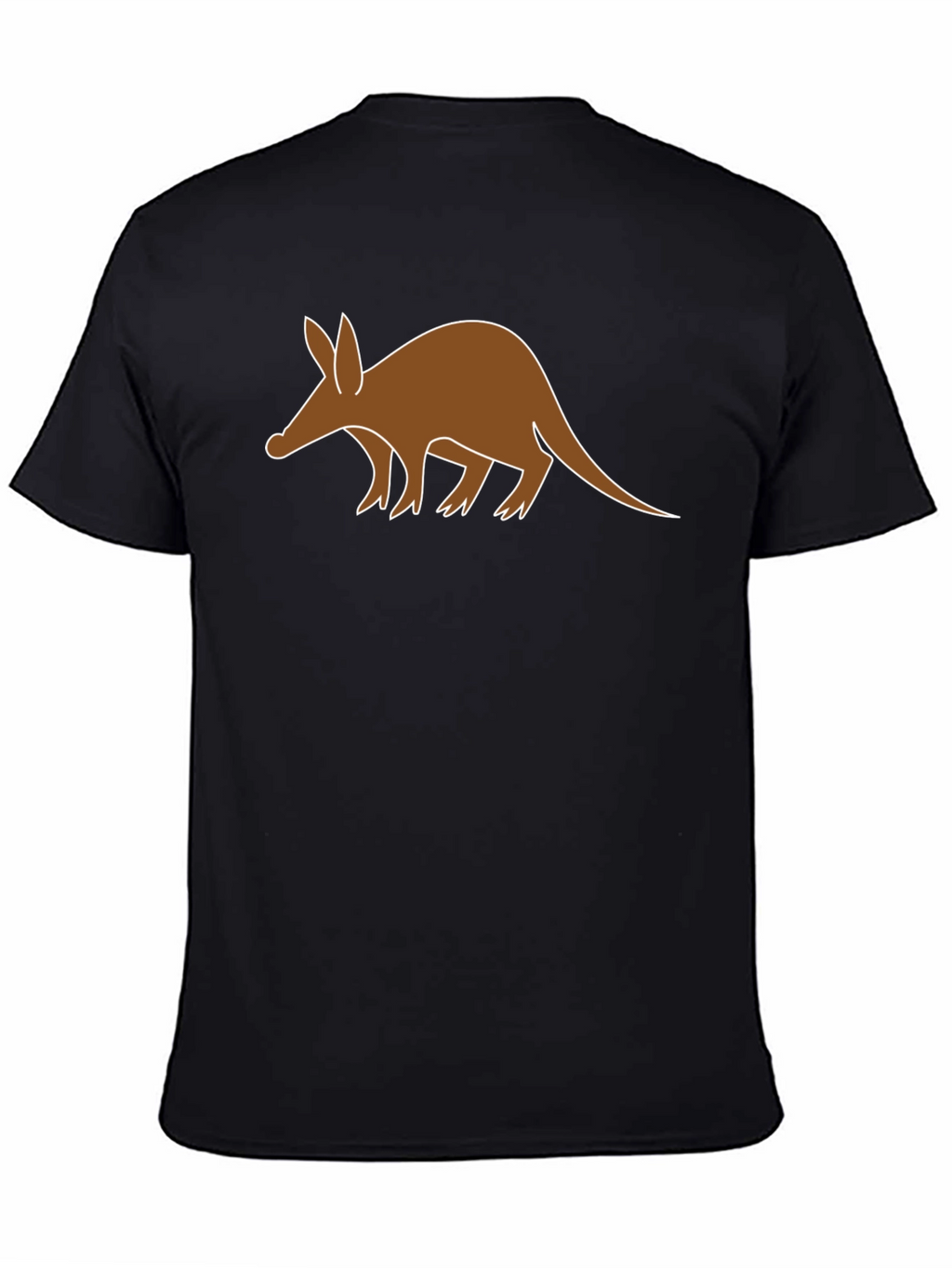 Aardvark Graphic T-Shirt - Black Cotton Tee