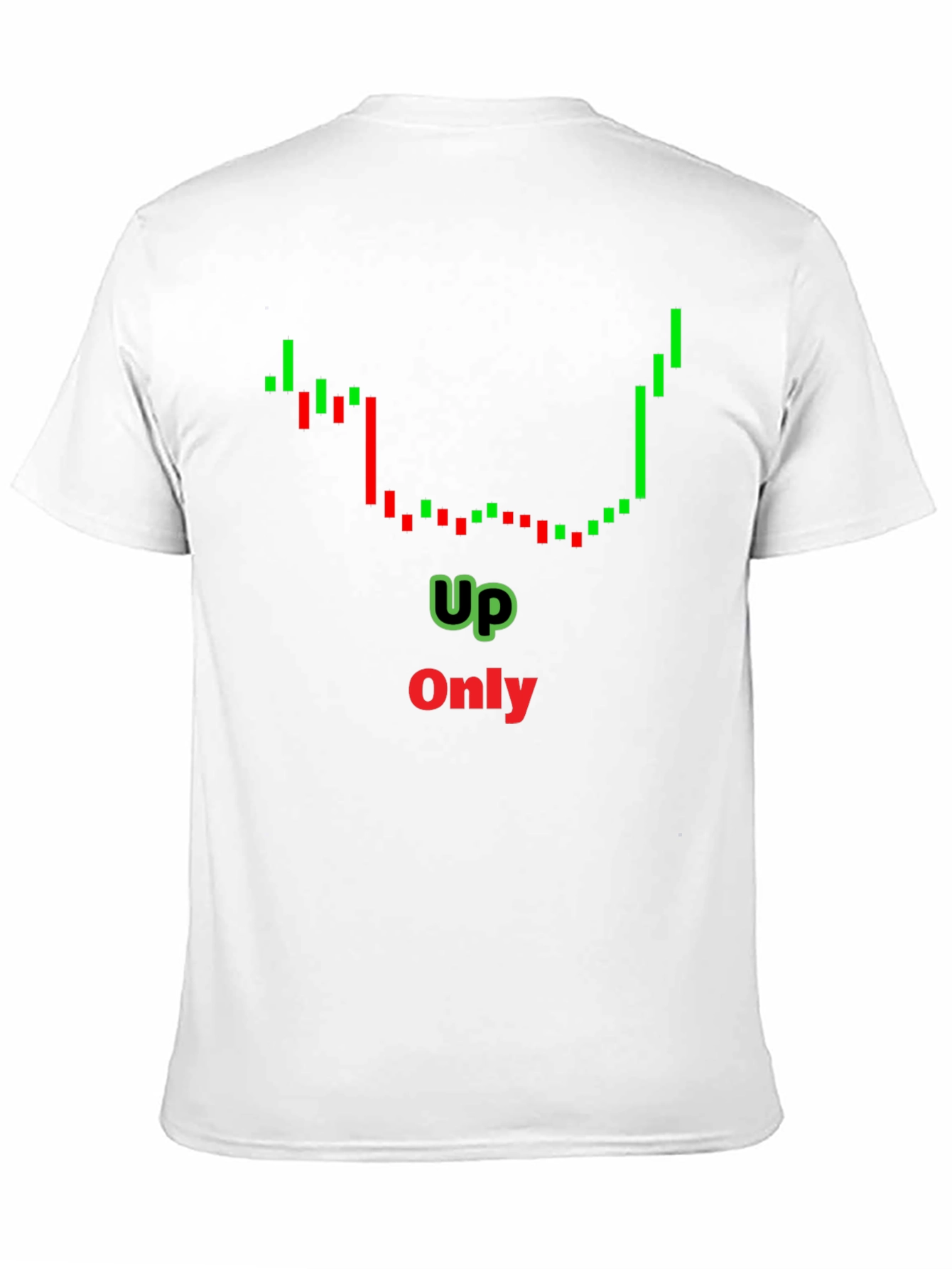 Up Only Chart T-Shirt - Crypto Trend