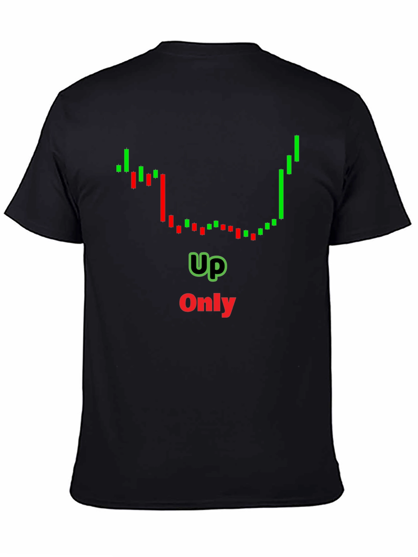 Up Only Chart T-Shirt - Crypto Trend