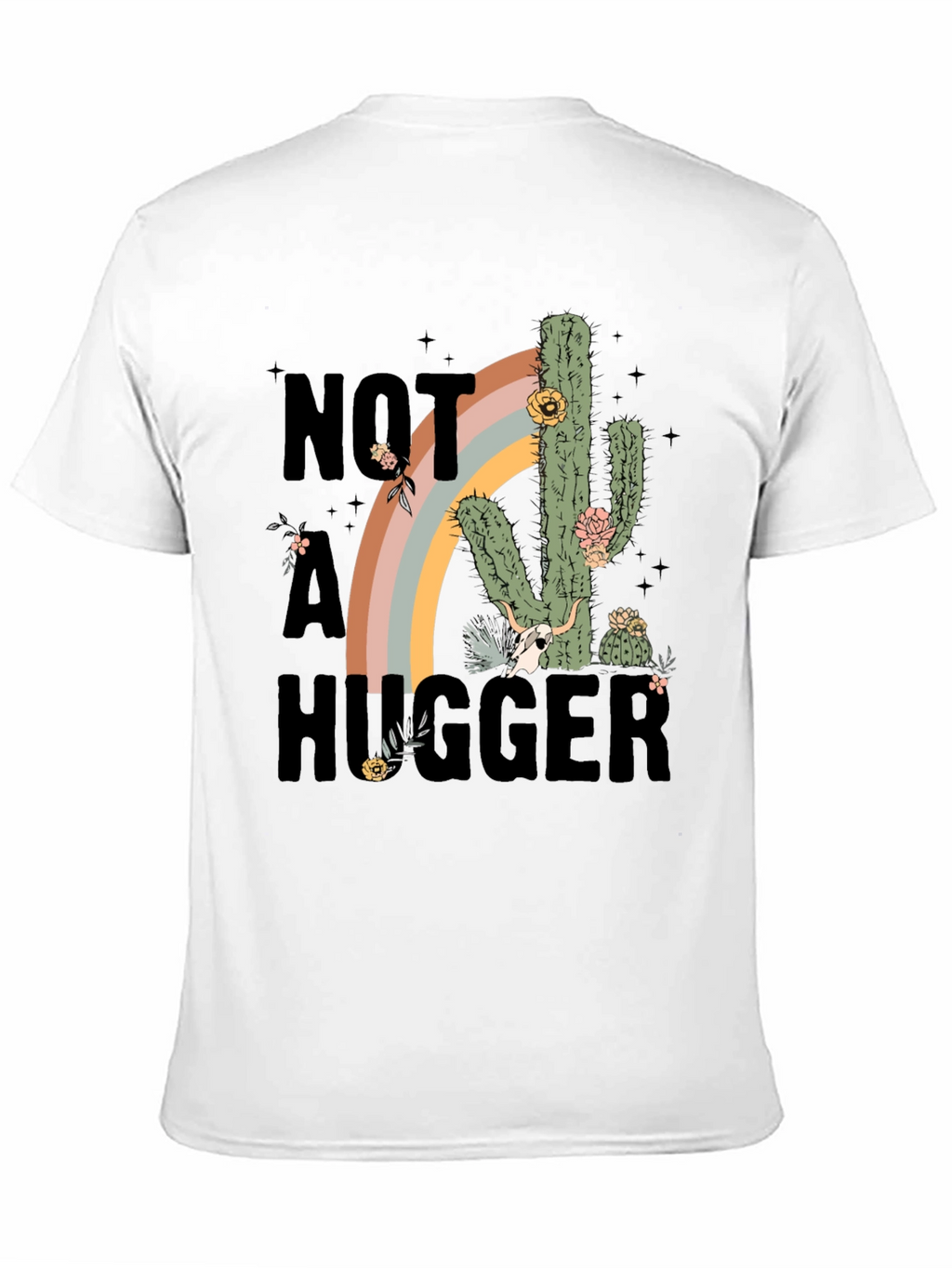Not A Hugger Cactus Graphic Tee