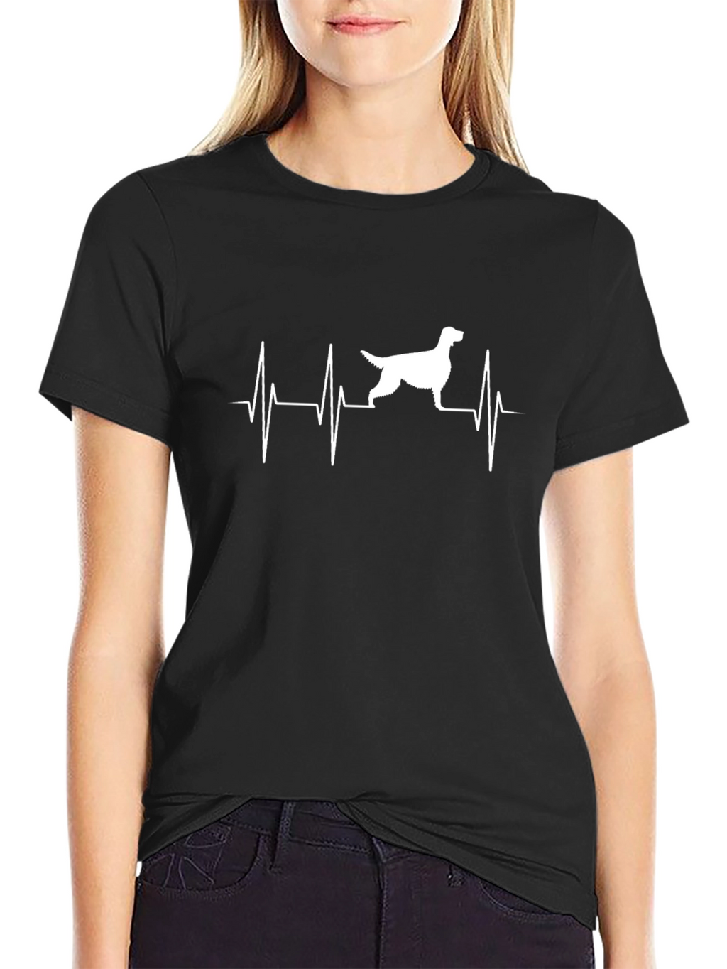 Dog Heartbeat T-Shirt - Mens Graphic Tee