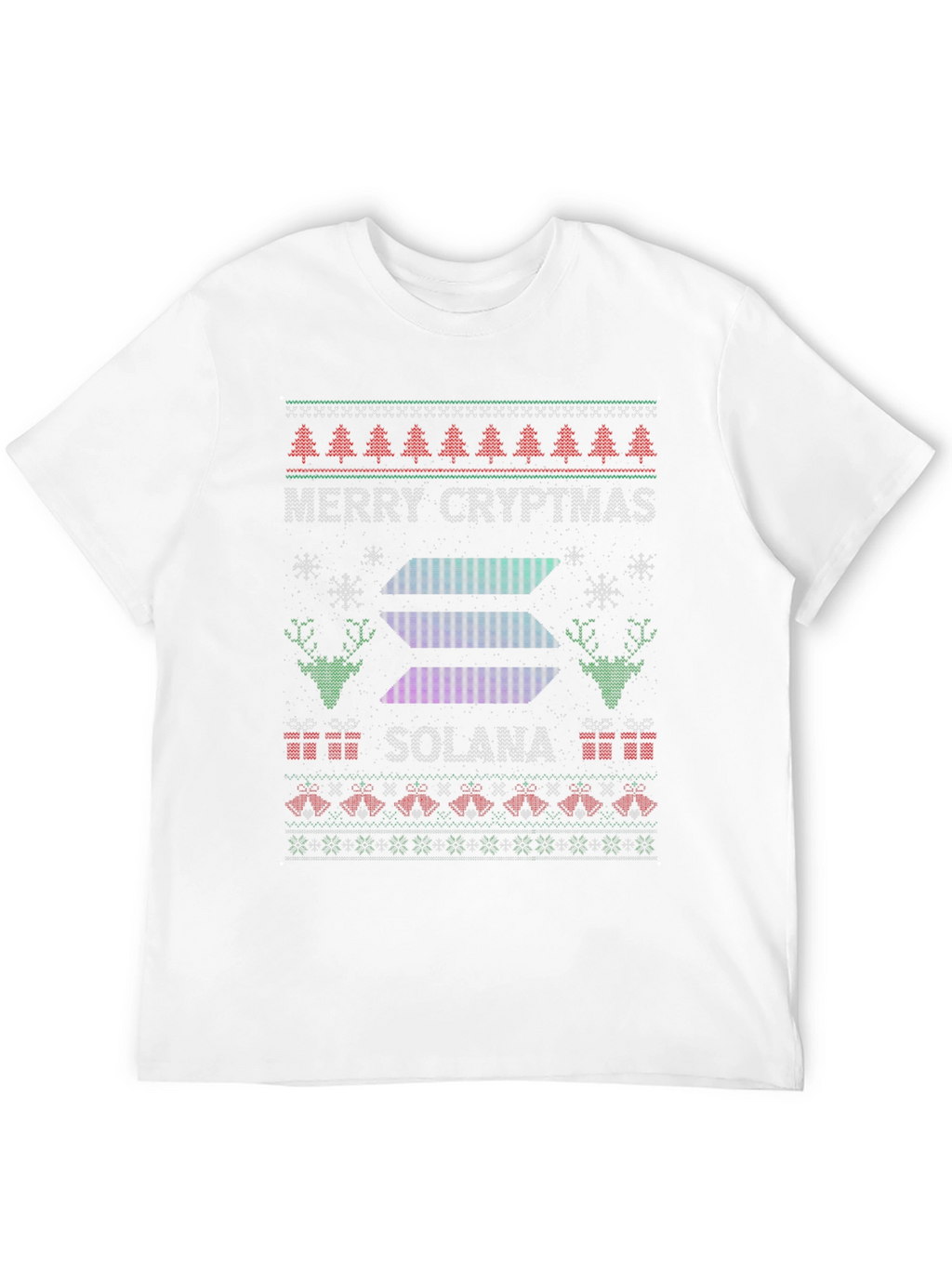 Merry Cryptmas Solana Ugly Christmas Sweater T-Shirt