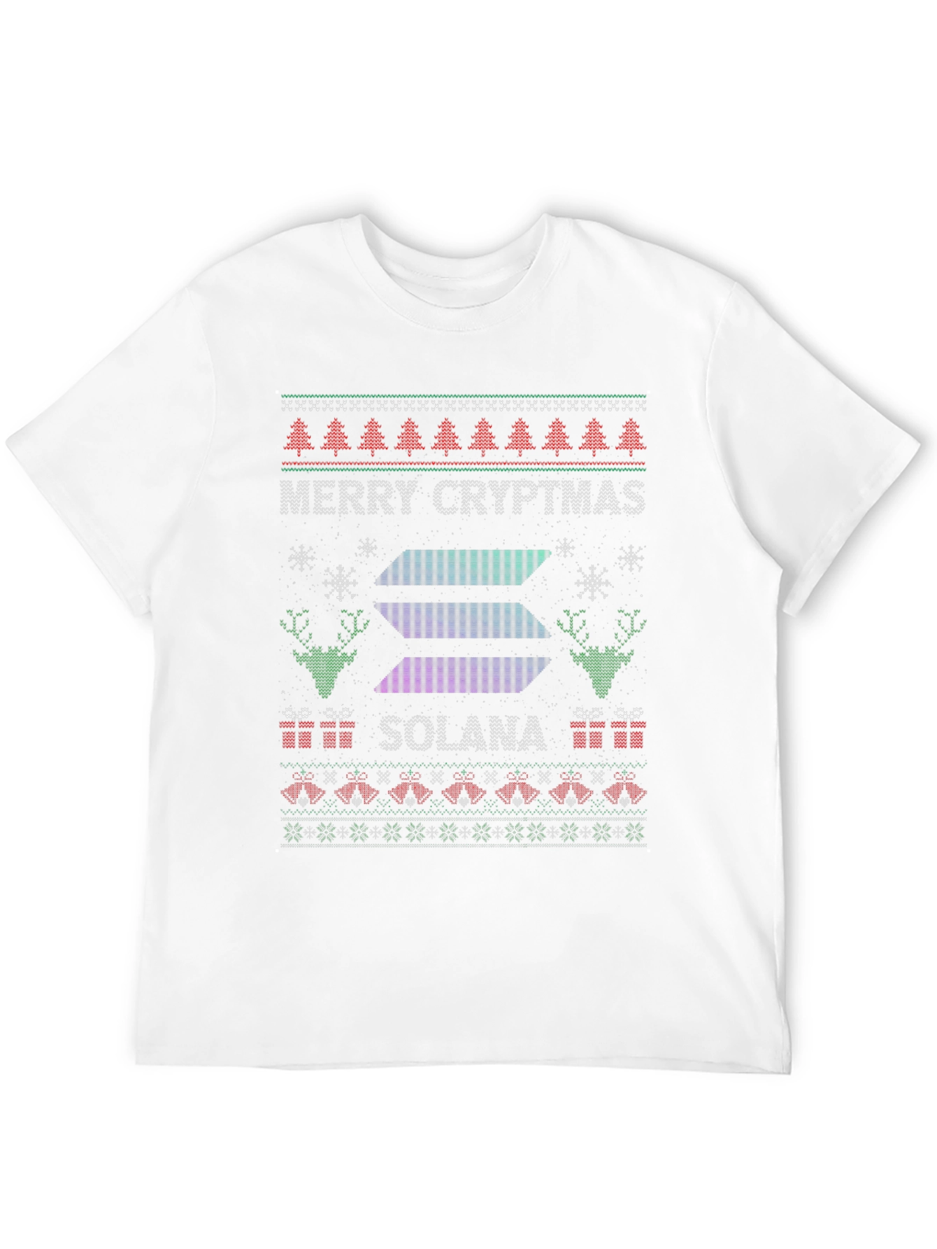 Merry Cryptmas Solana Ugly Christmas Sweater T-Shirt