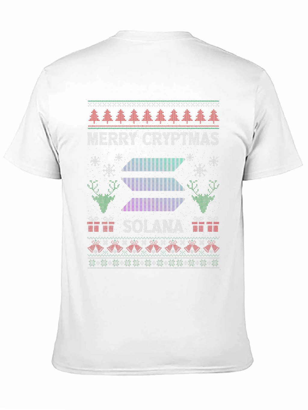 Merry Cryptmas Solana Ugly Christmas Sweater T-Shirt