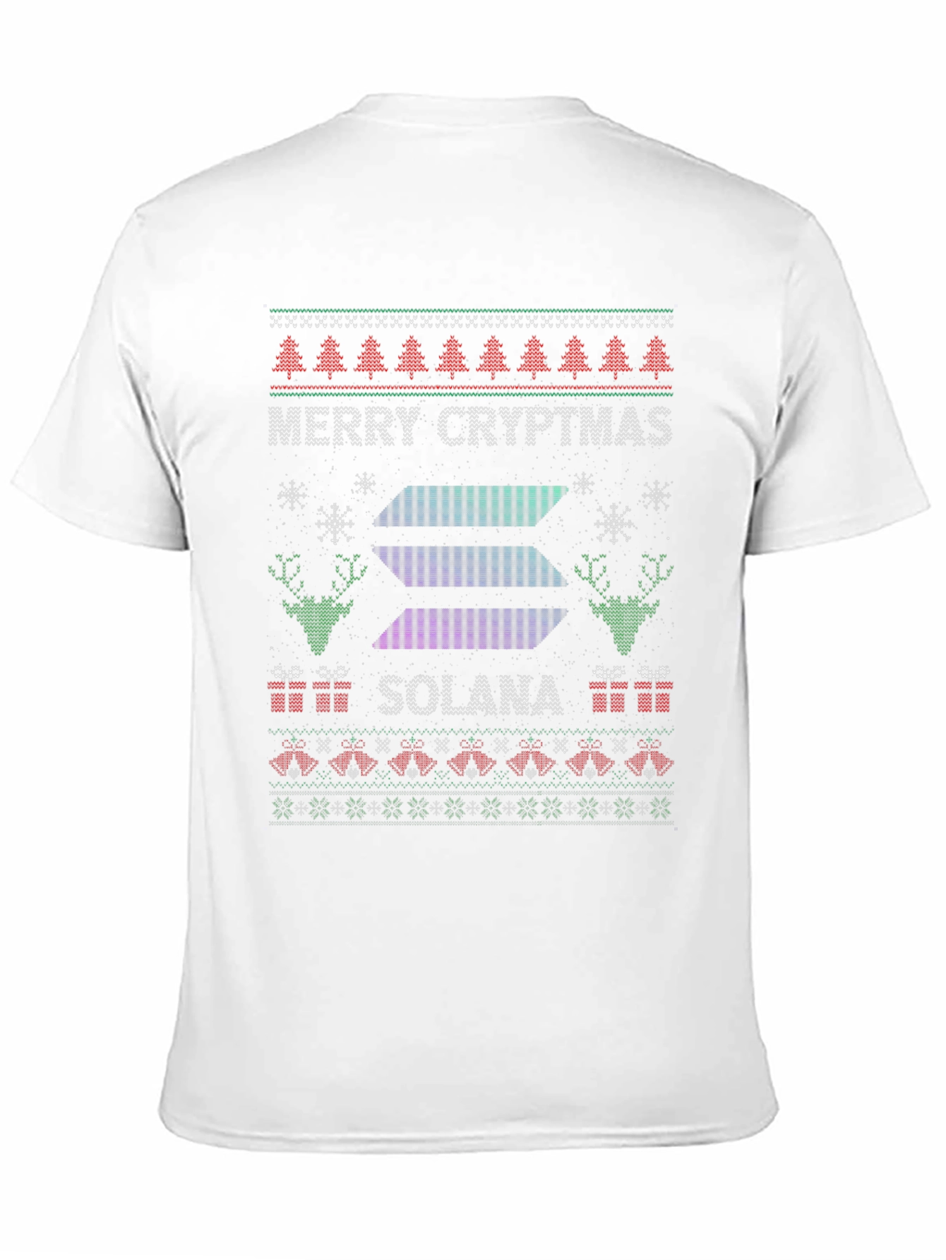 Merry Cryptmas Solana Ugly Christmas Sweater T-Shirt