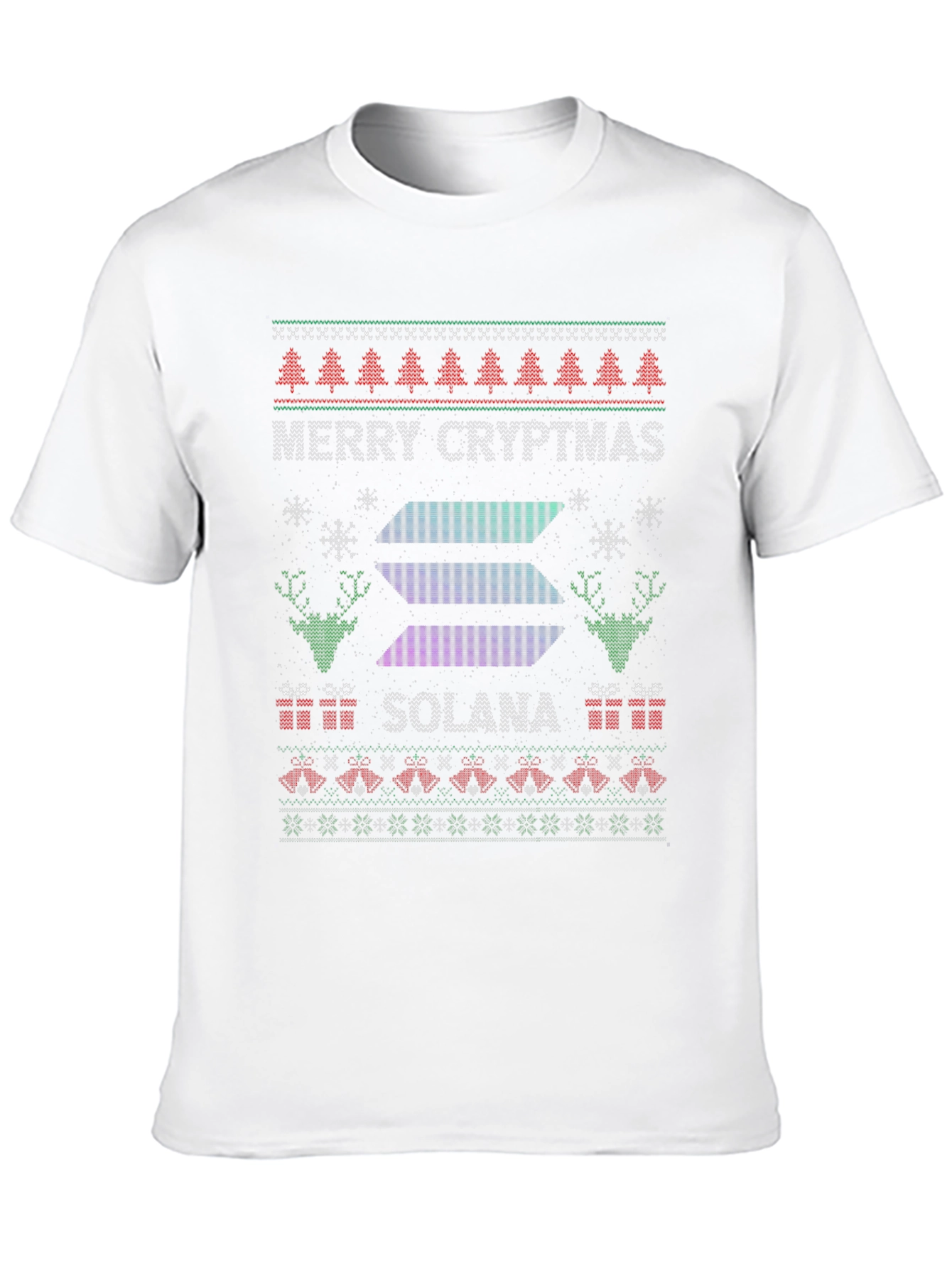 Merry Cryptmas Solana Ugly Christmas Sweater T-Shirt