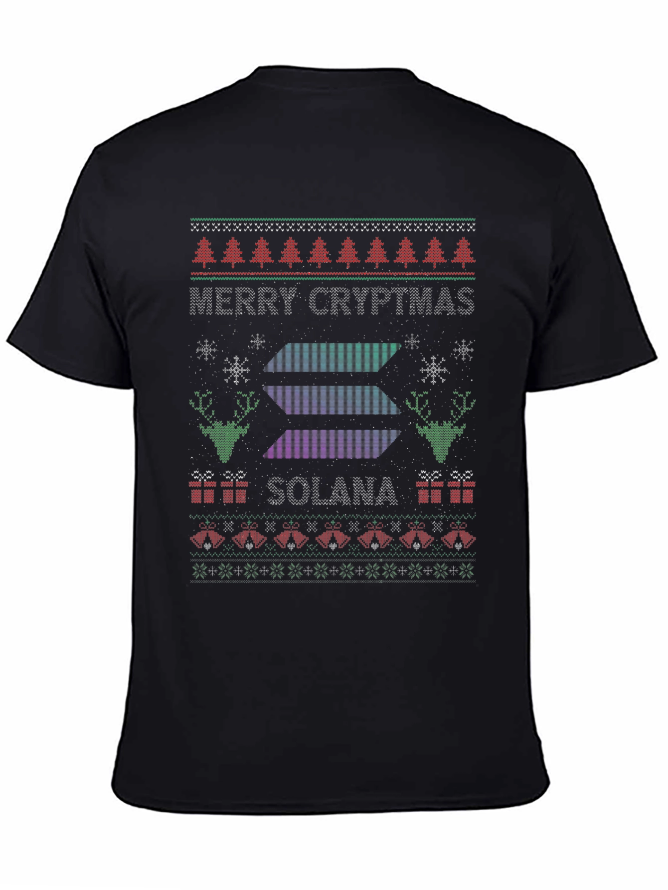 Merry Cryptmas Solana Ugly Christmas Sweater T-Shirt