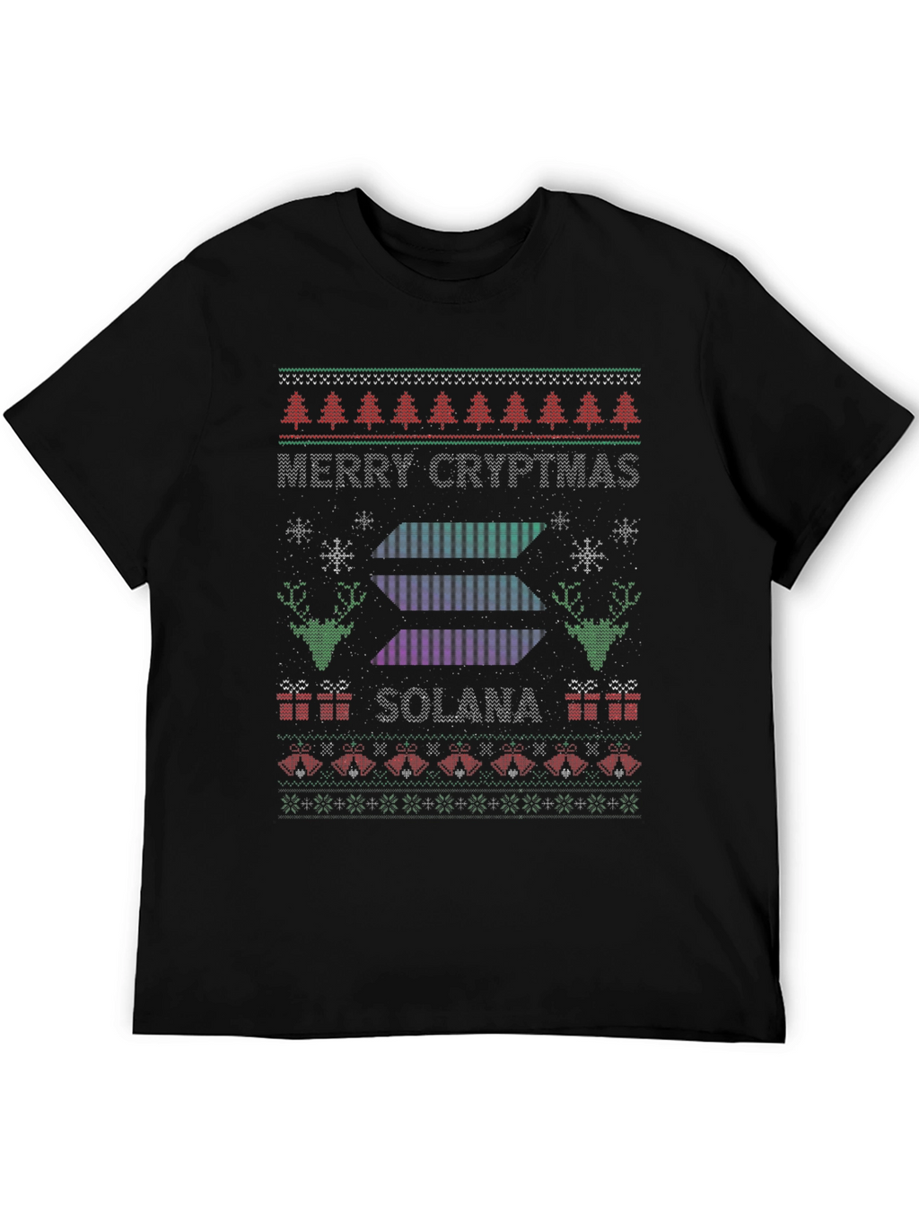 Merry Cryptmas Solana Ugly Christmas Sweater T-Shirt