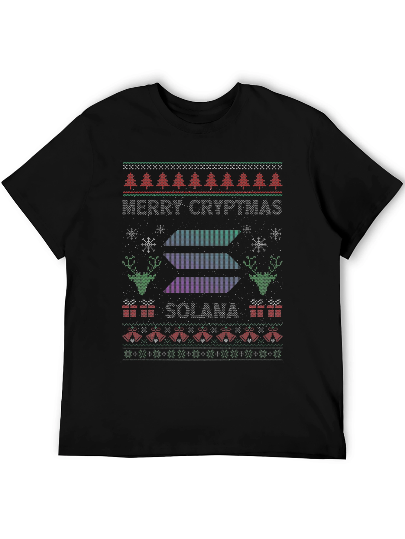 Merry Cryptmas Solana Ugly Christmas Sweater T-Shirt