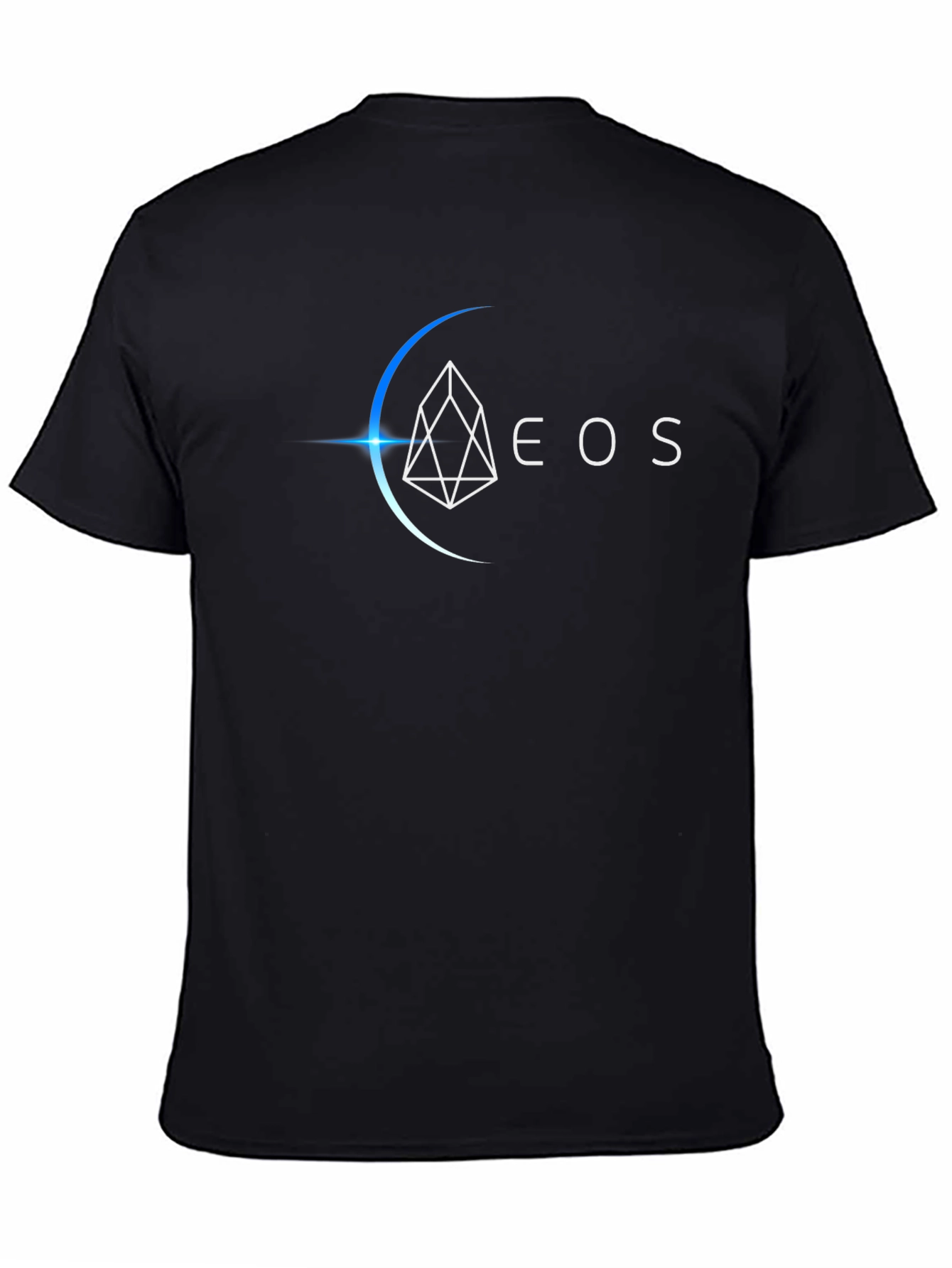EOS Crypto Black T-Shirt - Modern Graphic Tee