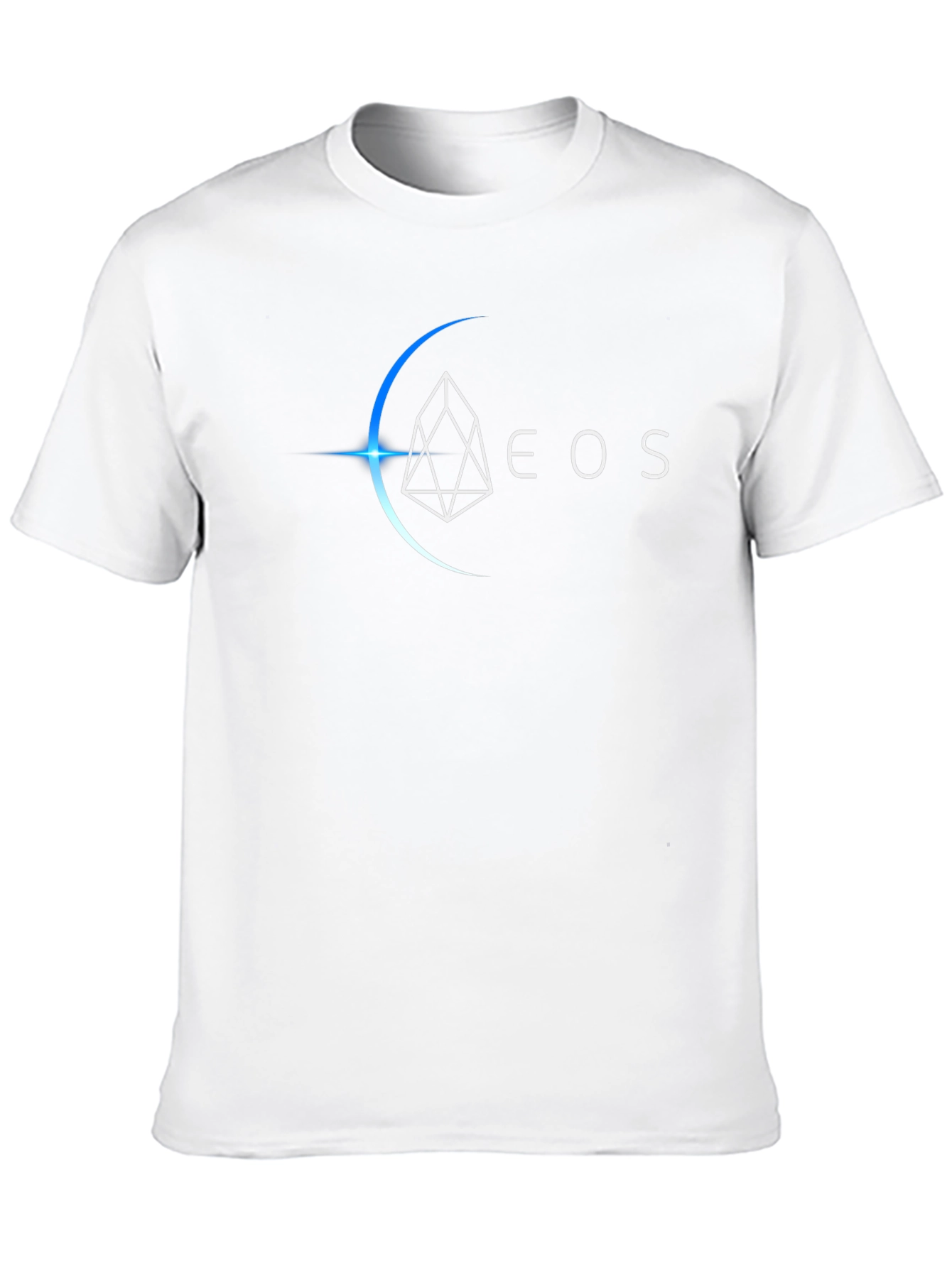 EOS Crypto Black T-Shirt - Modern Graphic Tee