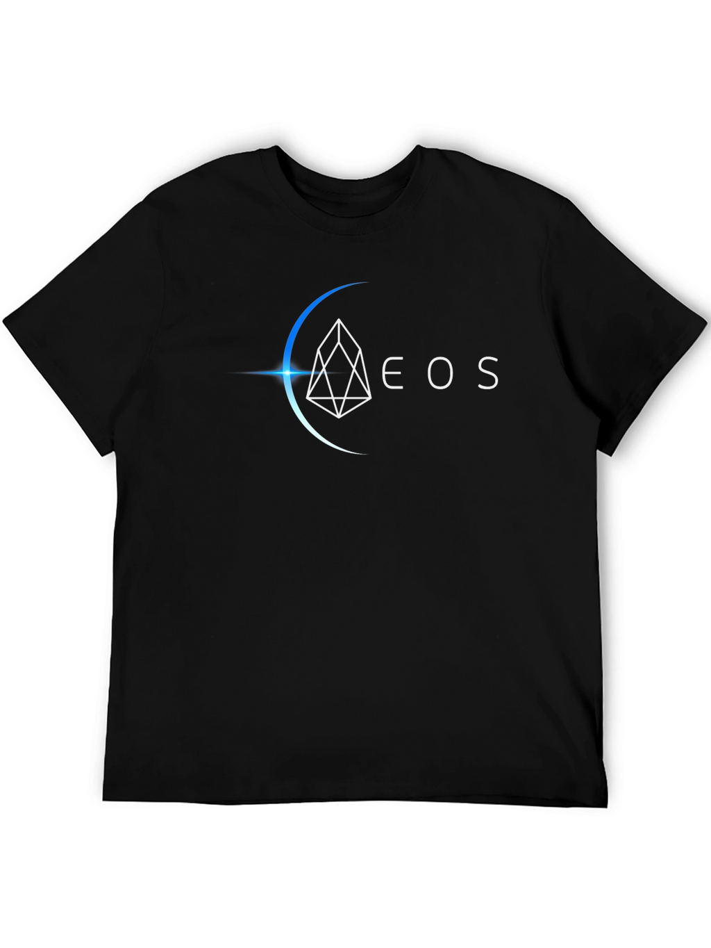 EOS Crypto Black T-Shirt - Modern Graphic Tee