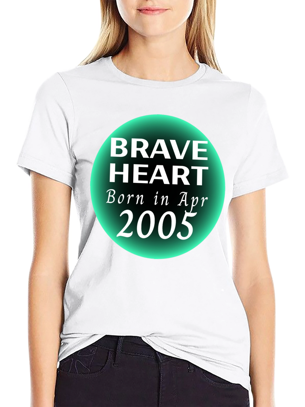 Brave Heart Born in April 2005 T-Shirt