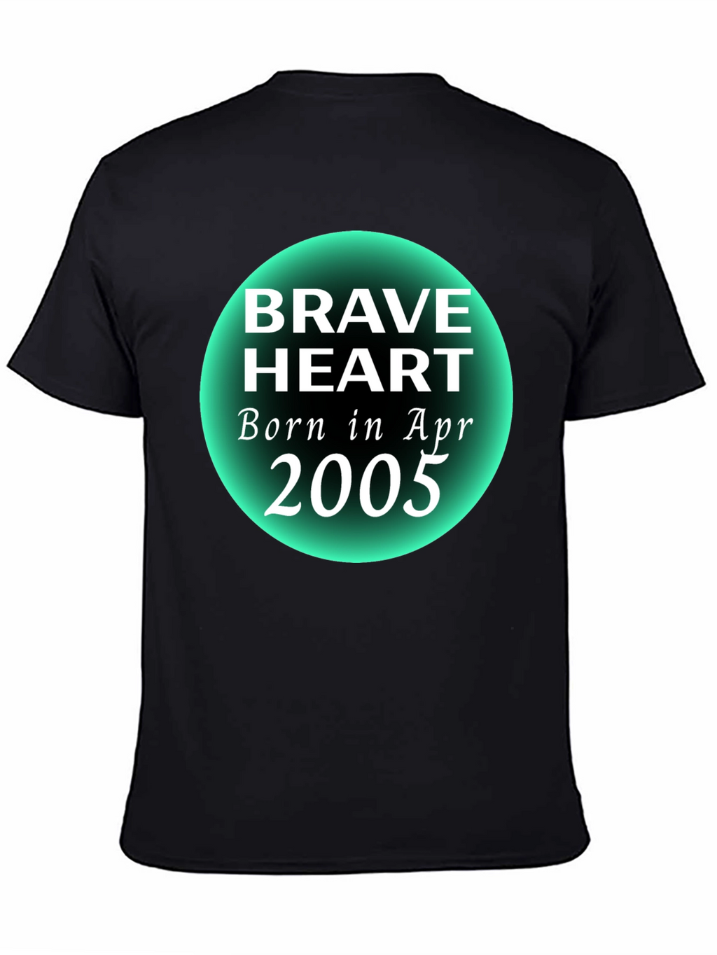 Brave Heart Born in April 2005 T-Shirt