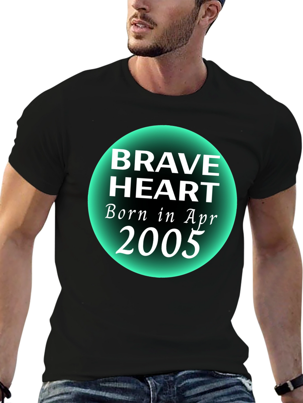 Brave Heart Born in April 2005 T-Shirt