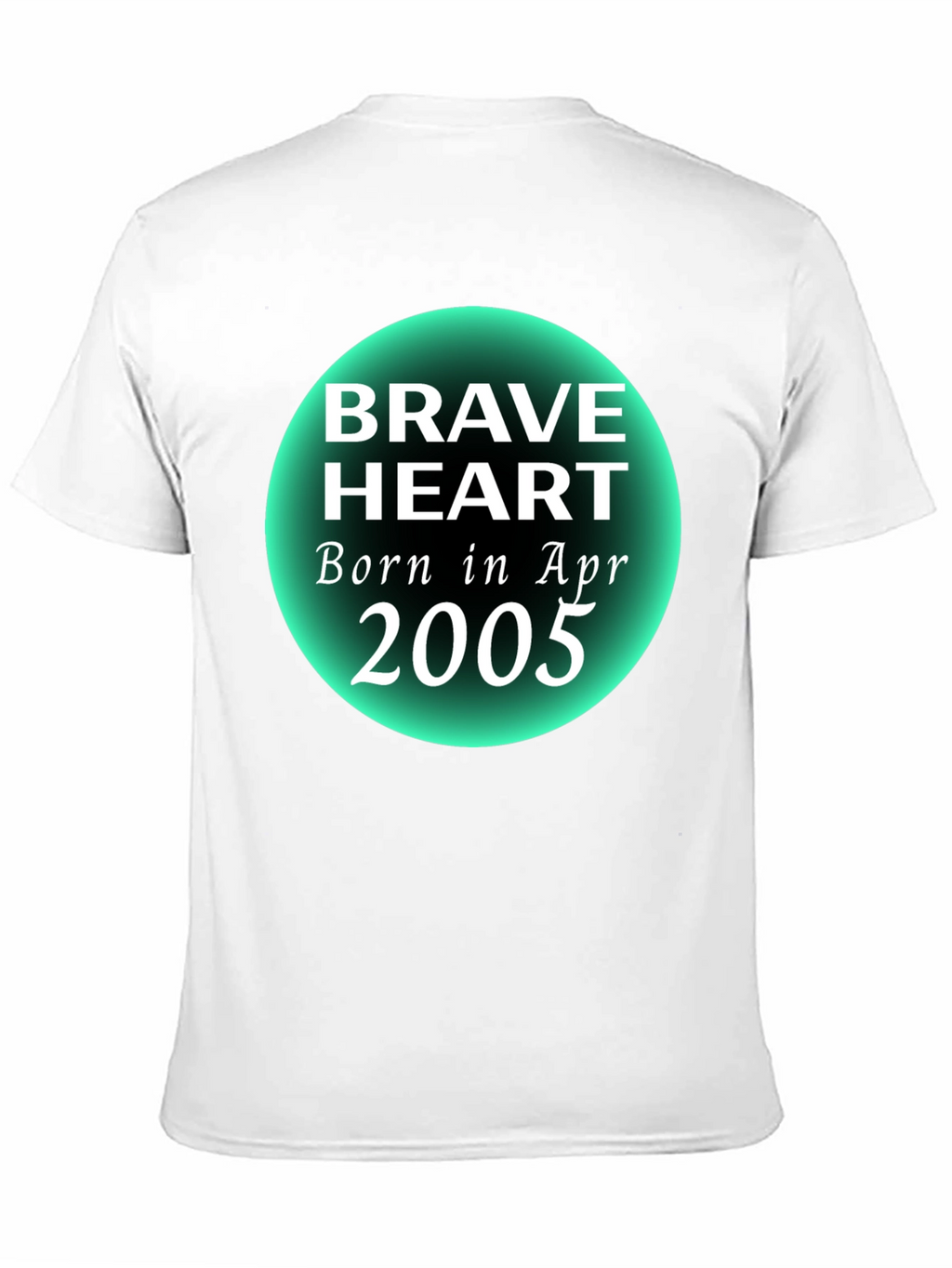 Brave Heart Born in April 2005 T-Shirt